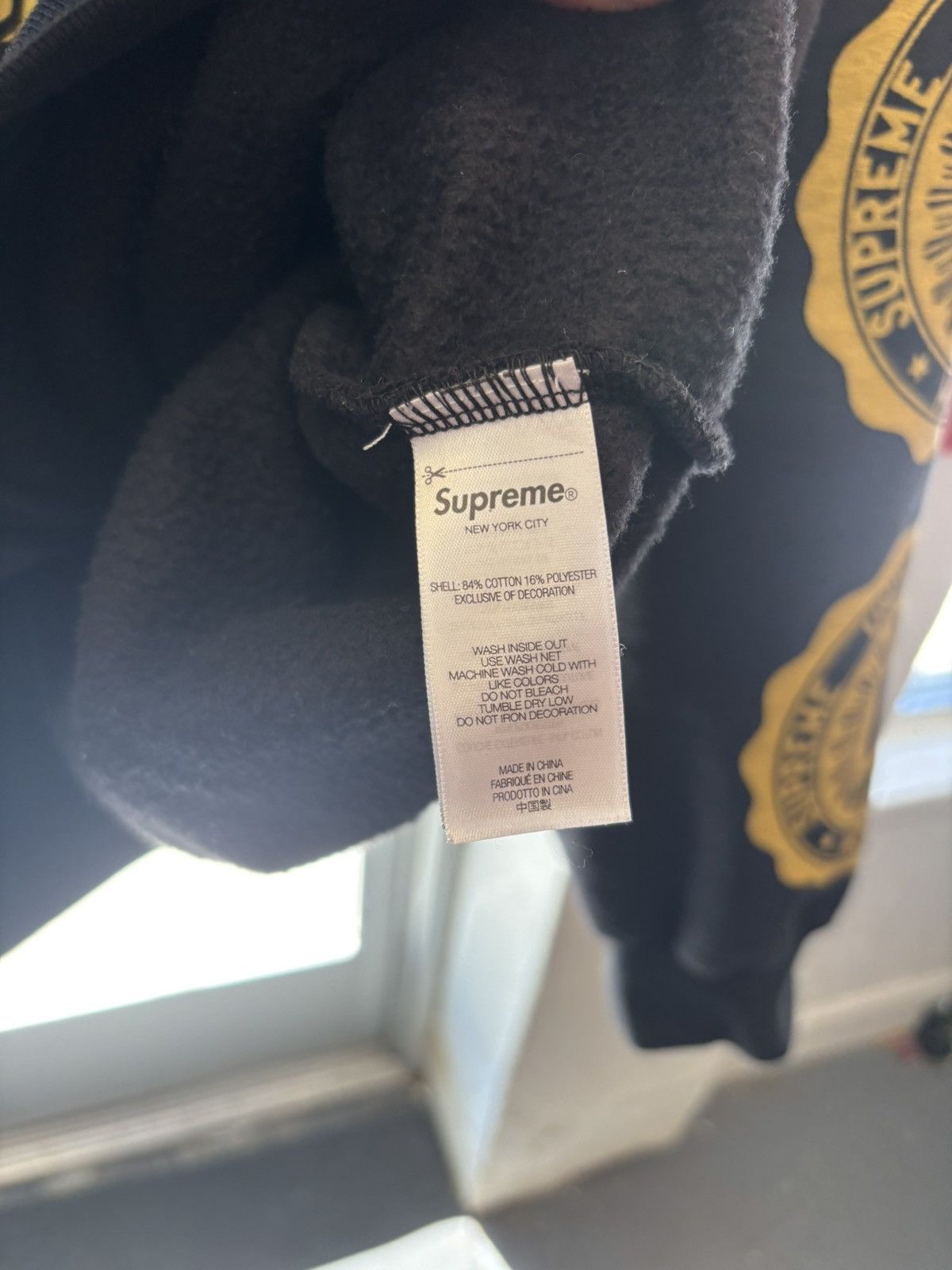 Supreme Supreme knowledge reigns zip VNDS Size US XL / EU 56 / 4 - 8 Thumbnail