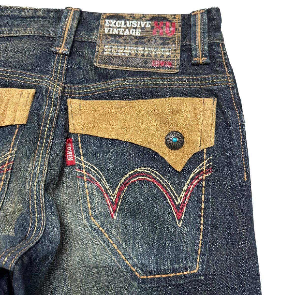 Edwin Vintage Edwin 441XVS Denim Flare Jeans Rusty Size US 28 / EU 44 - 11 Thumbnail