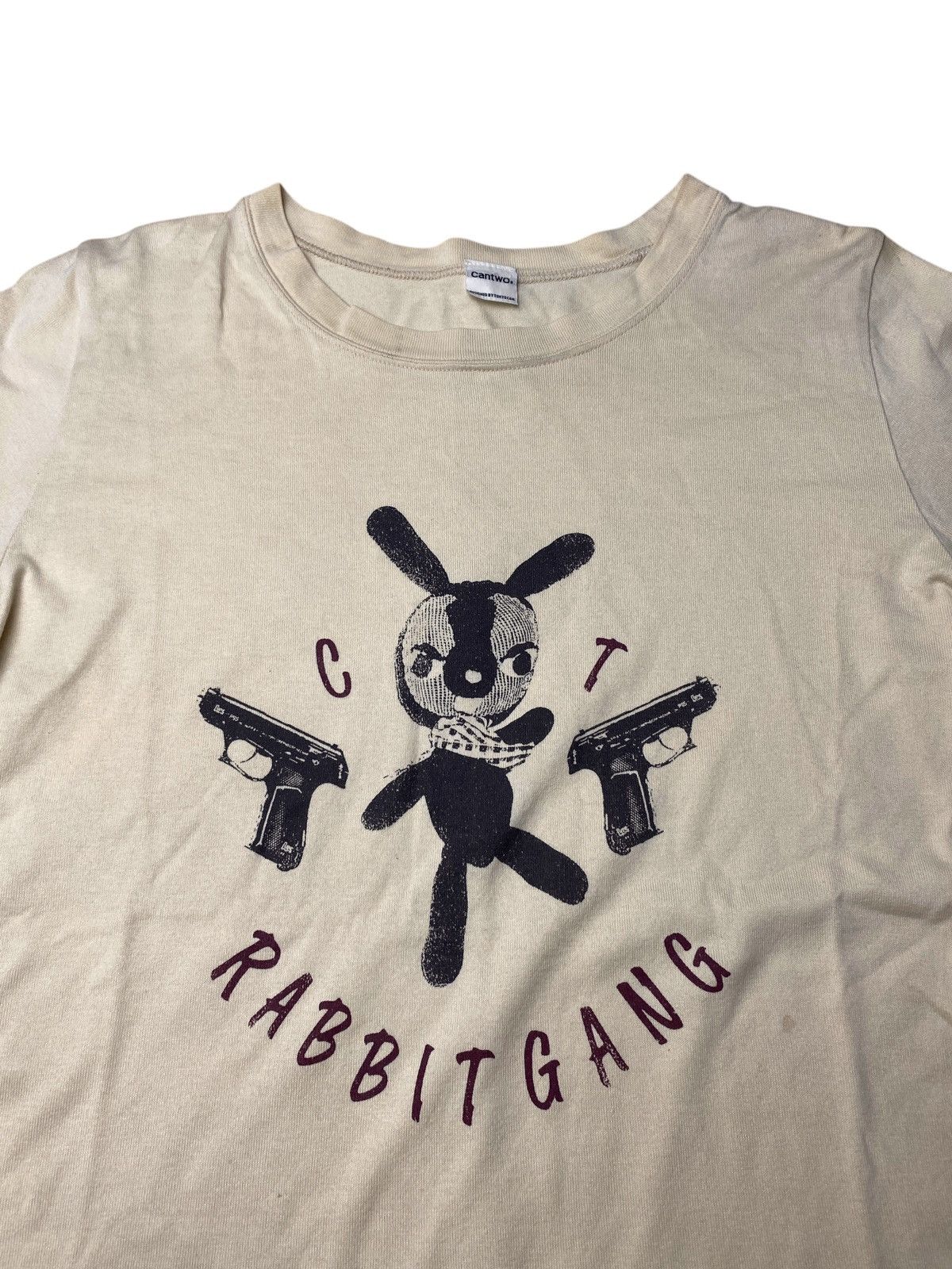 Japanese Brand 2000's Cantwo Rabbit Gun Gang Shirt Size US S / EU 44-46 / 1 - 2 Thumbnail