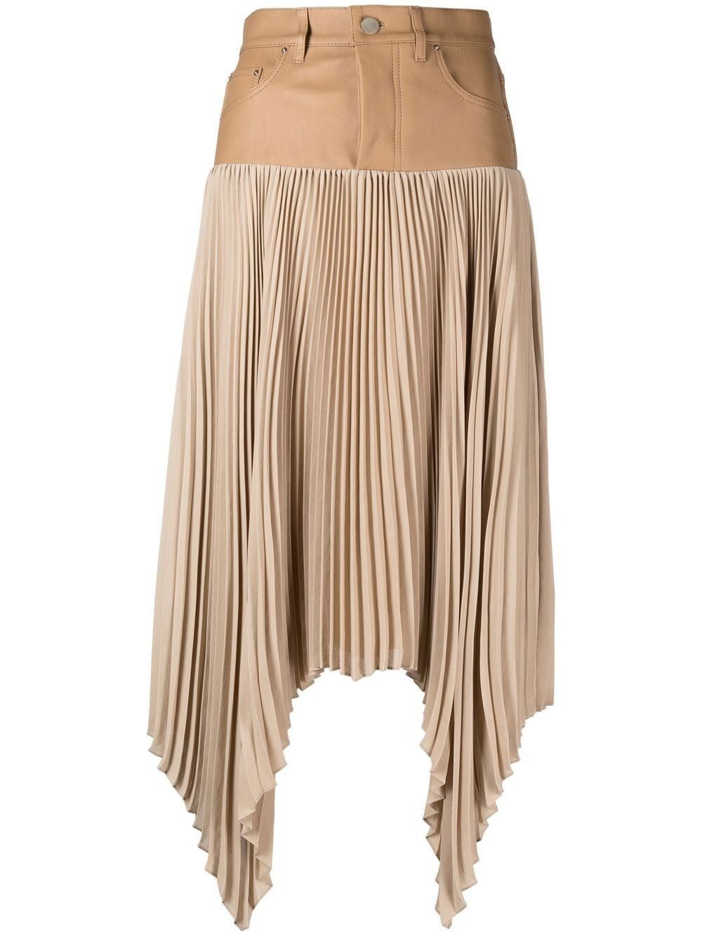 Amiri o1y0425 Maxi Skirt in Camel Size 27" / US 4 / IT 40 - 1 Thumbnail