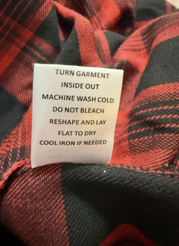 Other Coco + Carmen Red Black Buffalo Plaid Flannel Shirt Dress Size XXL / US 16-18 / IT 52-54 - 6 Thumbnail