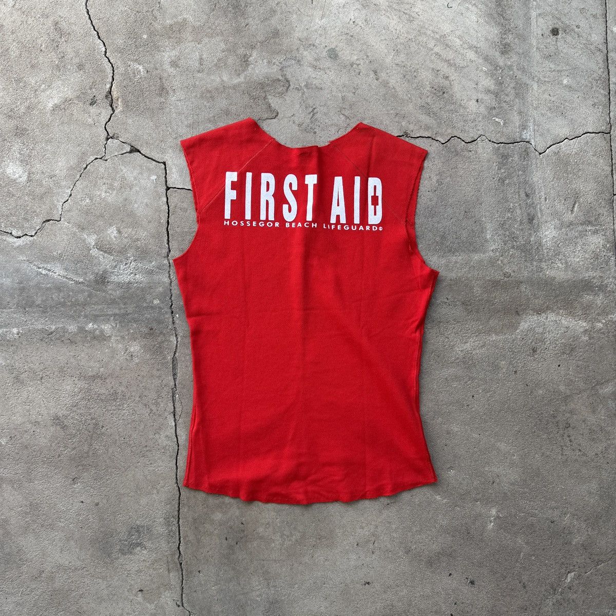 Japanese Brand × Vintage Y2K Life Guard First Aid Sexy Tank Top Size S / US 4 / IT 40 - 2 Thumbnail