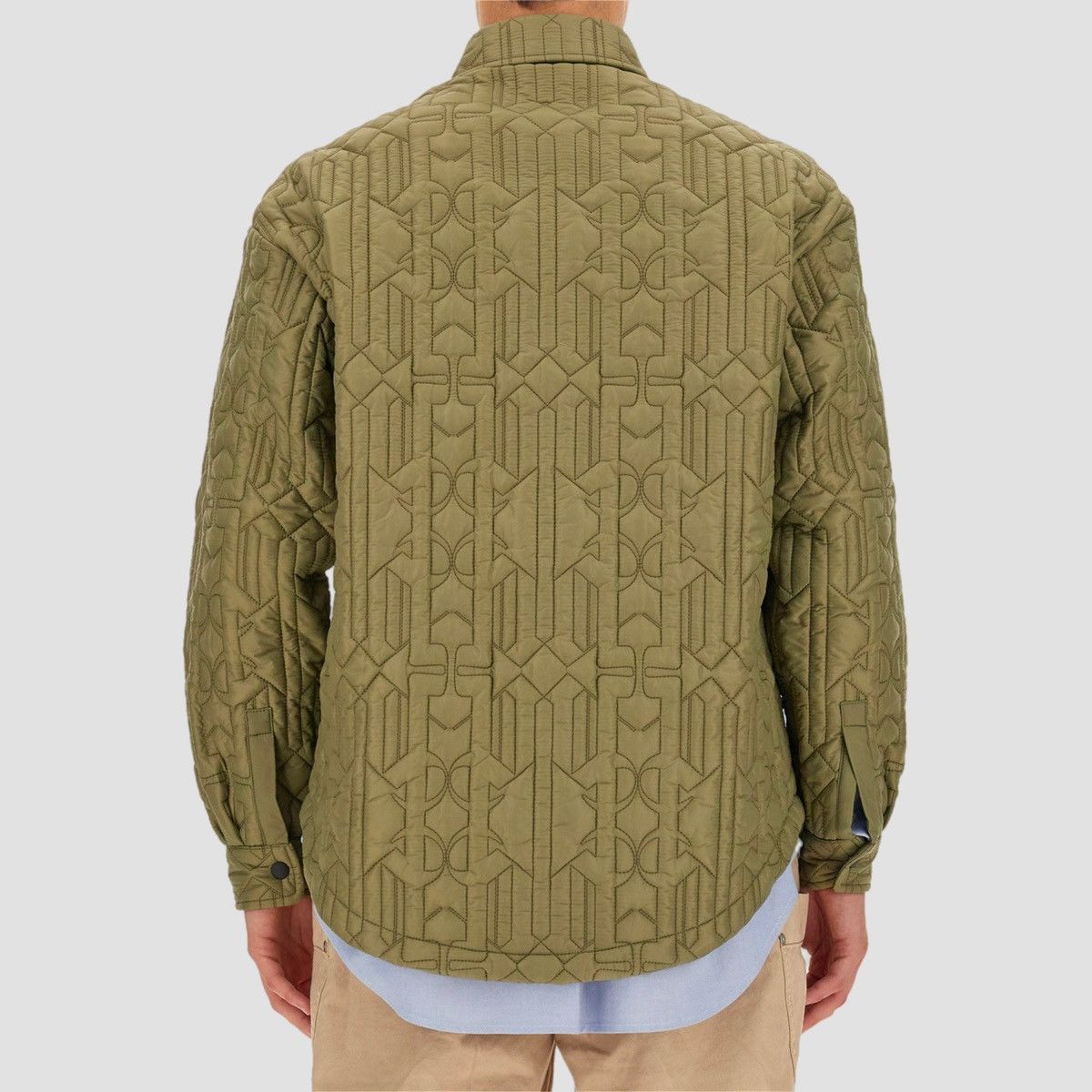 Palm Angels Palm Angels Monogram Quilted Shirt Jacket Size US S / EU 44-46 / 1 - 4 Thumbnail