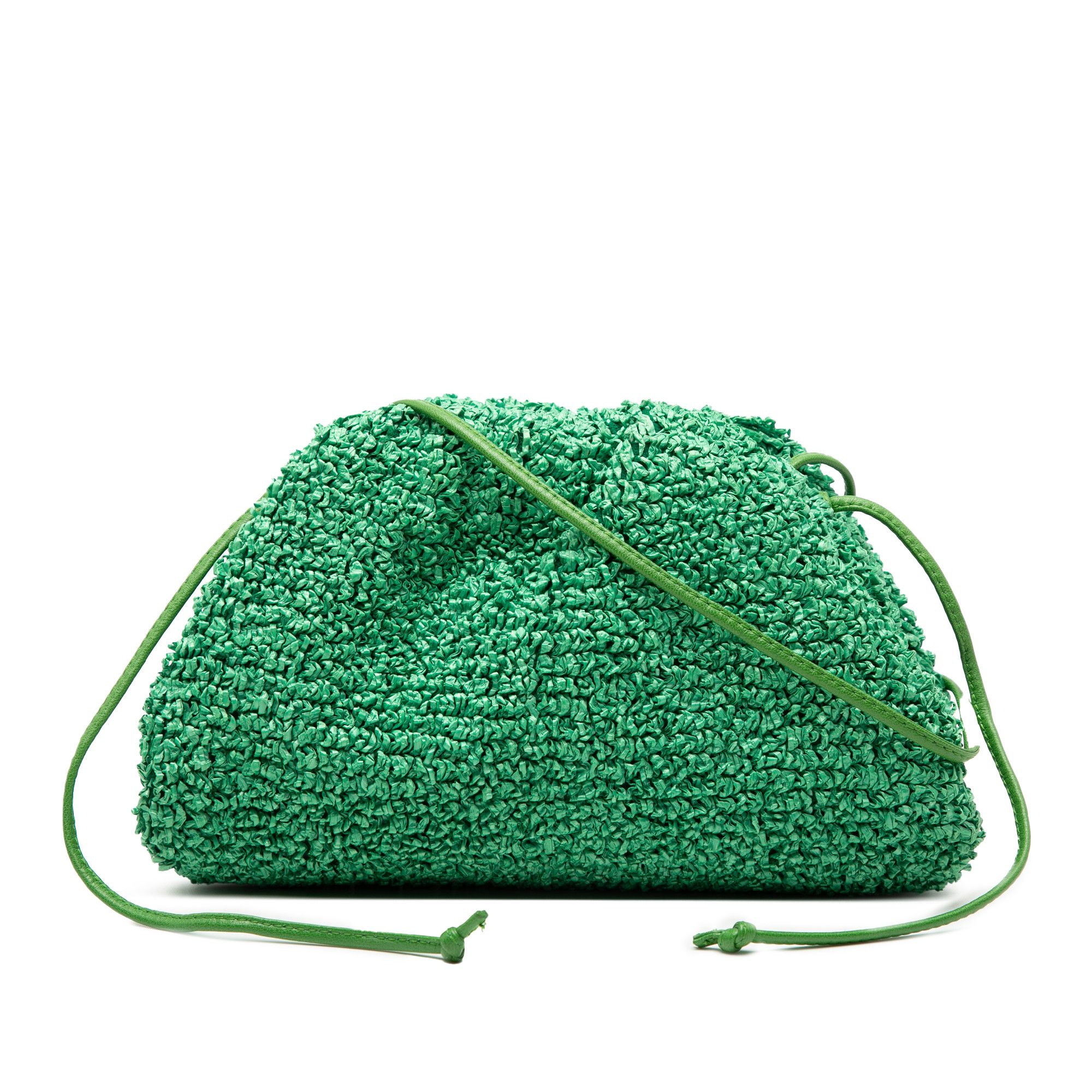 Bottega Veneta Bottega Veneta Boucle Raffia The Mini Pouch Crossbody Size ONE SIZE - 1 Thumbnail