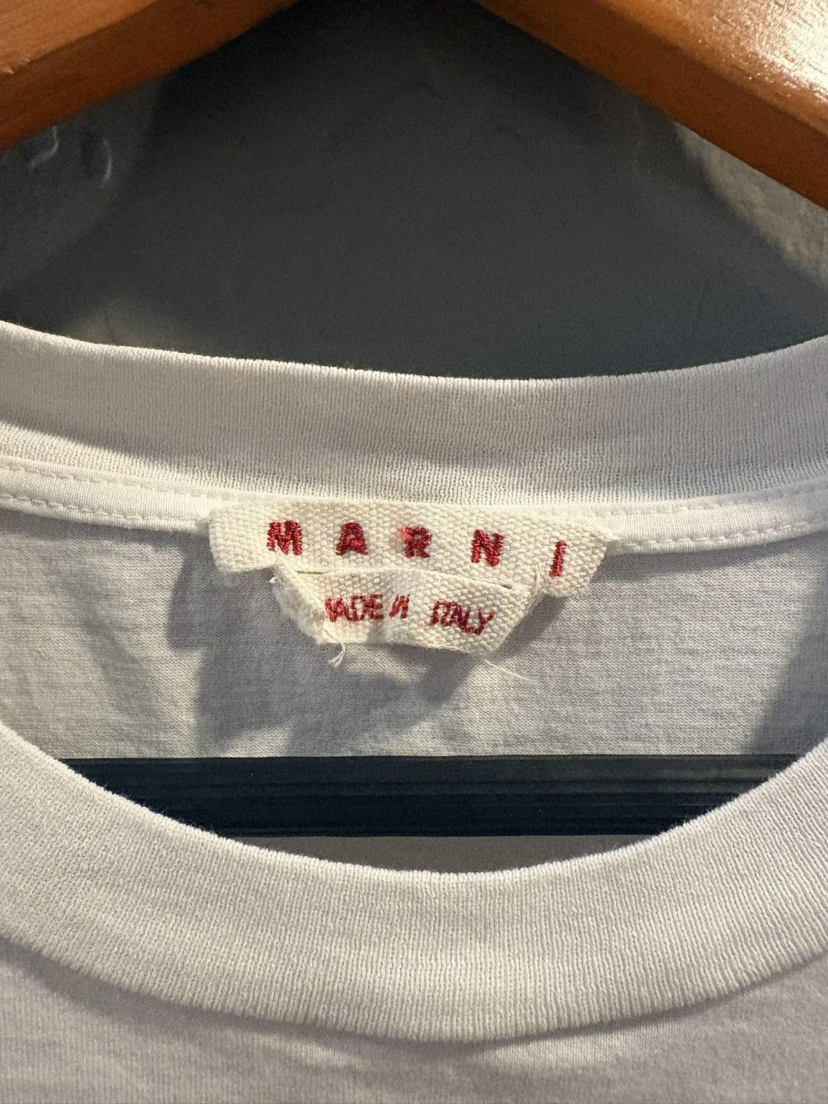 Marni Marni “scales” logo tee Size US L / EU 52-54 / 3 - 4 Thumbnail