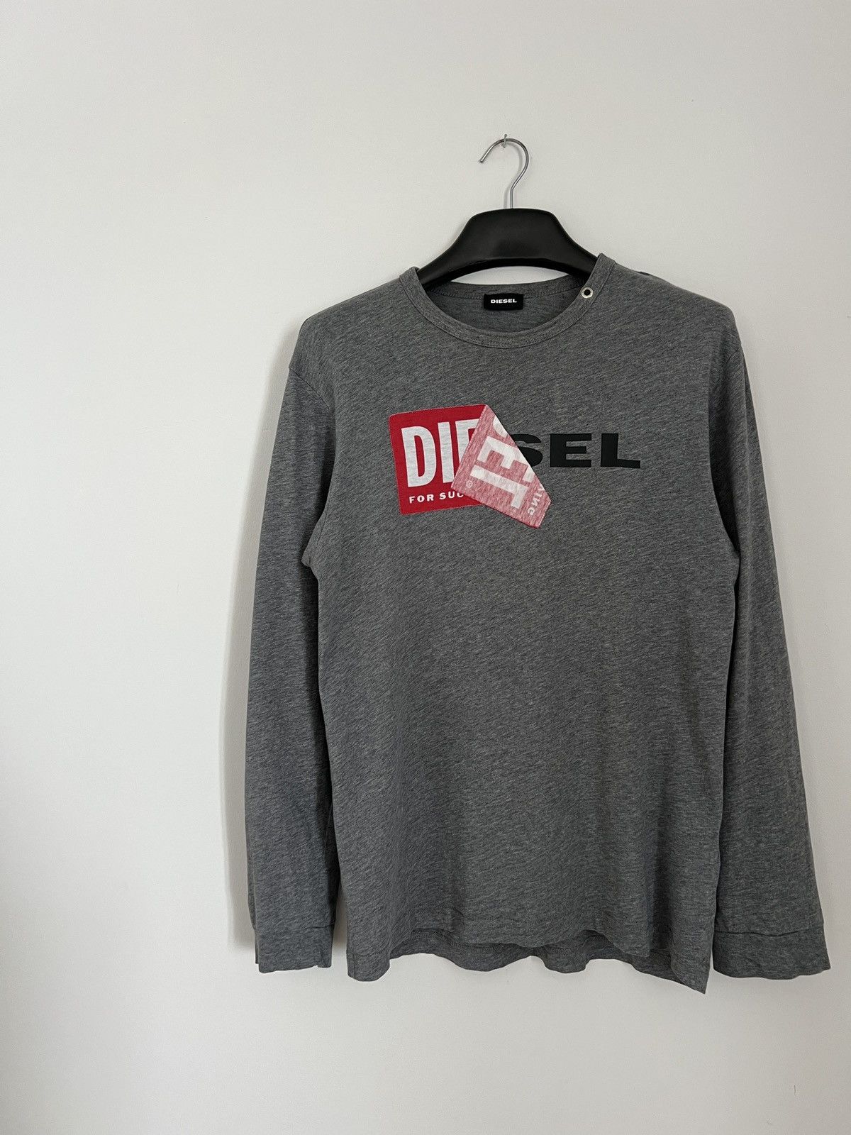 Diesel Diesel long sleeve big logo Size US S / EU 44-46 / 1 - 11 Thumbnail