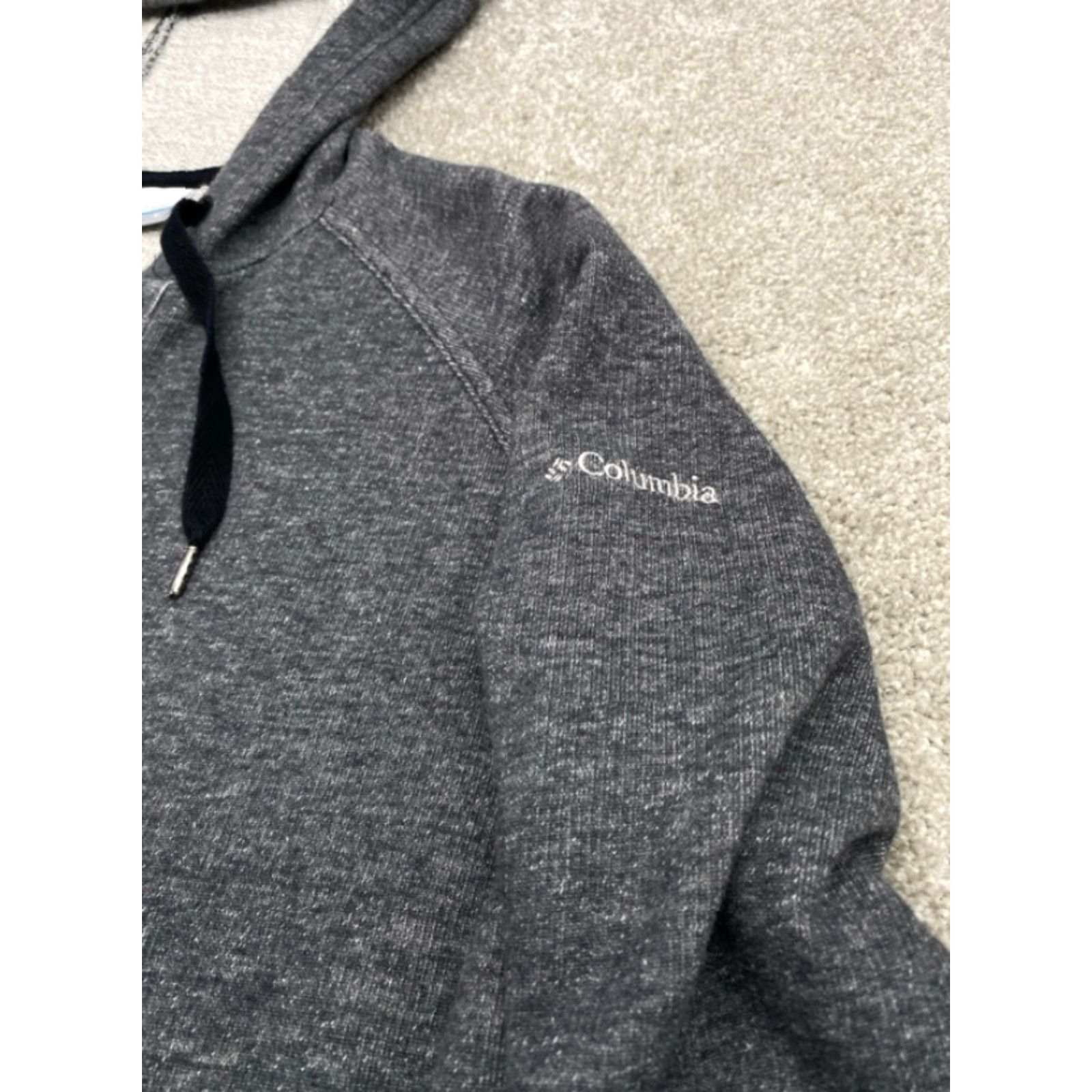 Vintage VINTAGE Columbia Benton Springs Half Snap Pullover Women's Small Gray Hooded Cozy 5908 Size S / US 4 / IT 40 - 7 Thumbnail