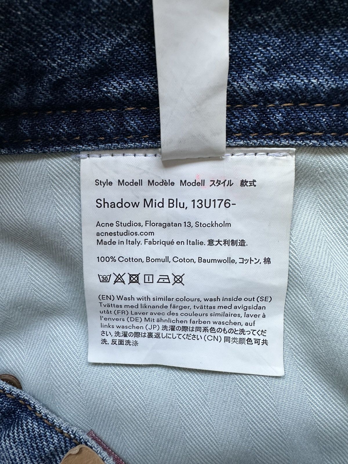 Acne Studios Acne Studios Shadow Mid Denim Skirt Size 25" / US 0 / IT 36 - 14 Thumbnail