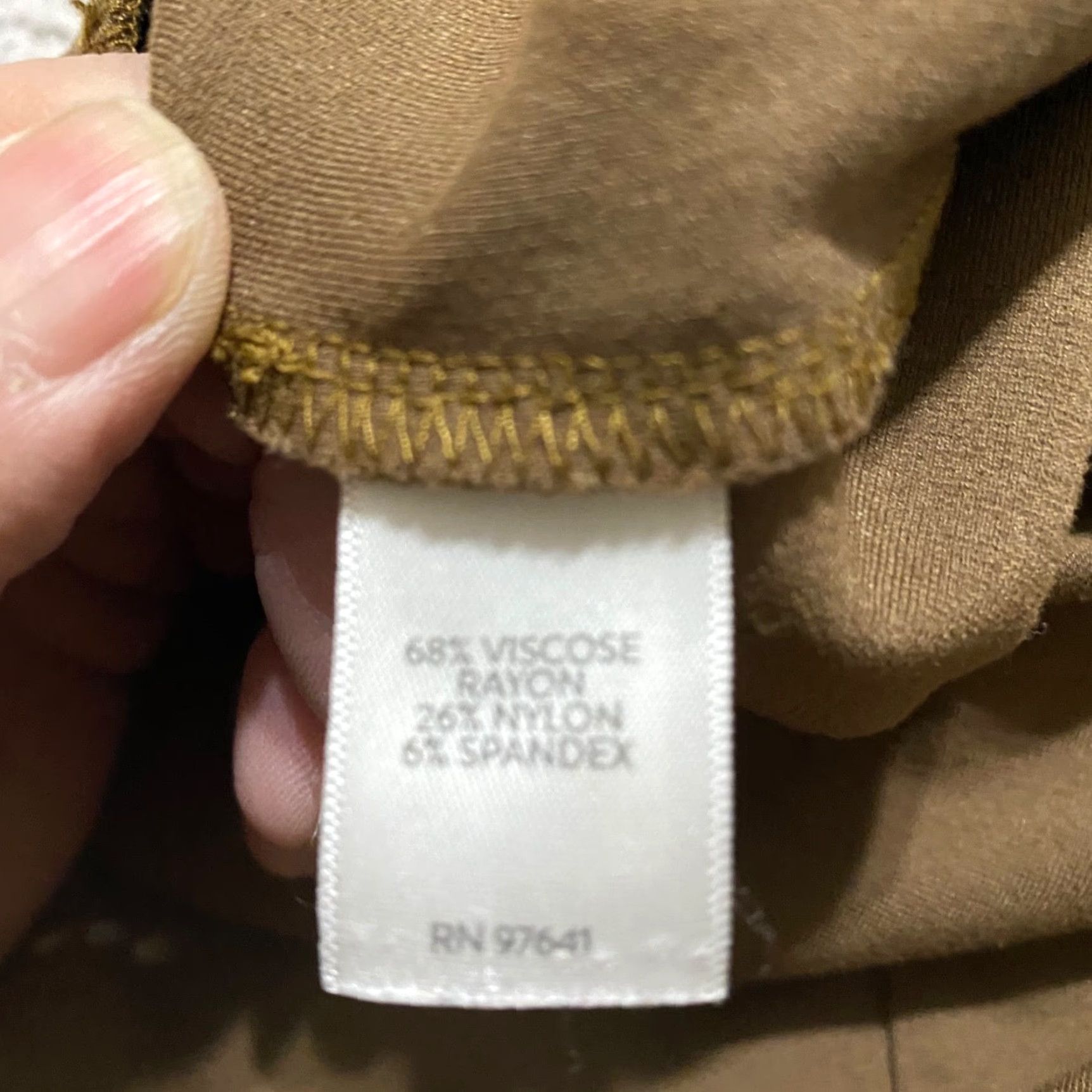J. Jill J. Jill Womens Pants Leggings PS Brown Skinny Ponte Ankle Pull On Mid Rise Size 28" / US 6 / IT 42 - 4 Thumbnail
