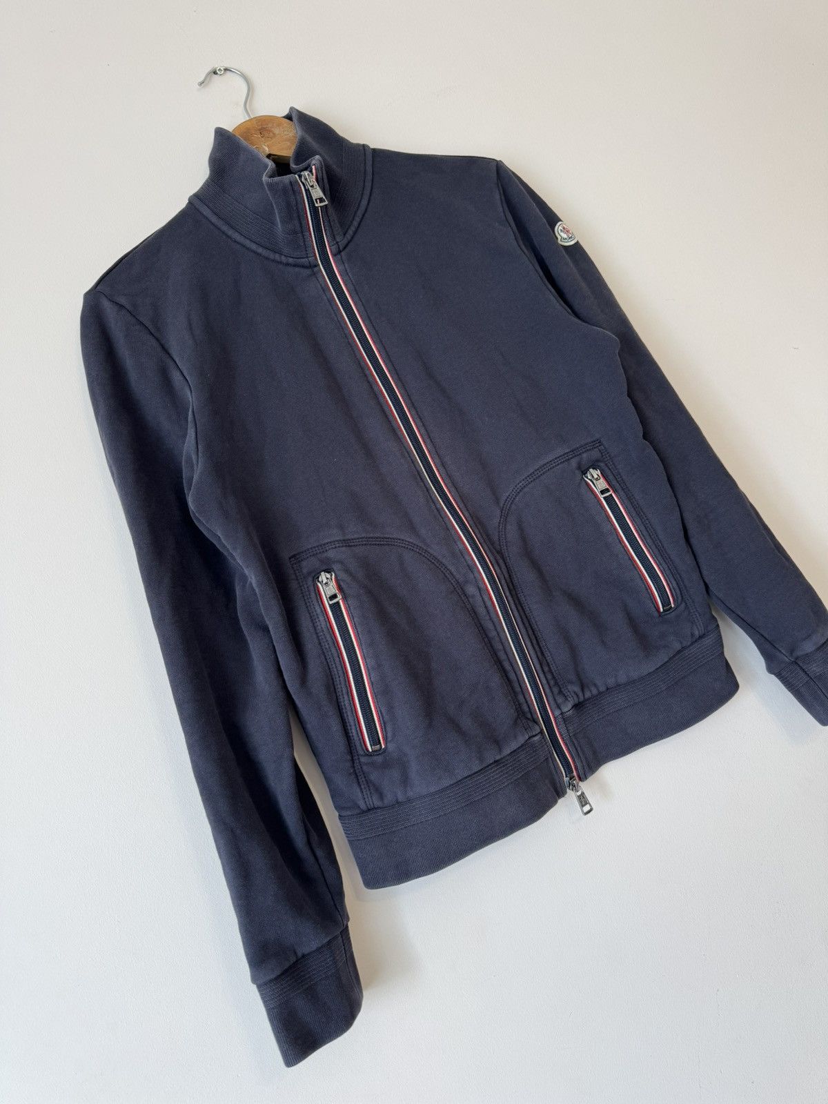 Moncler Moncler Maglia Cardigan Patch Logo Full Zip Sweatshirt Rare Size US M / EU 48-50 / 2 - 5 Thumbnail