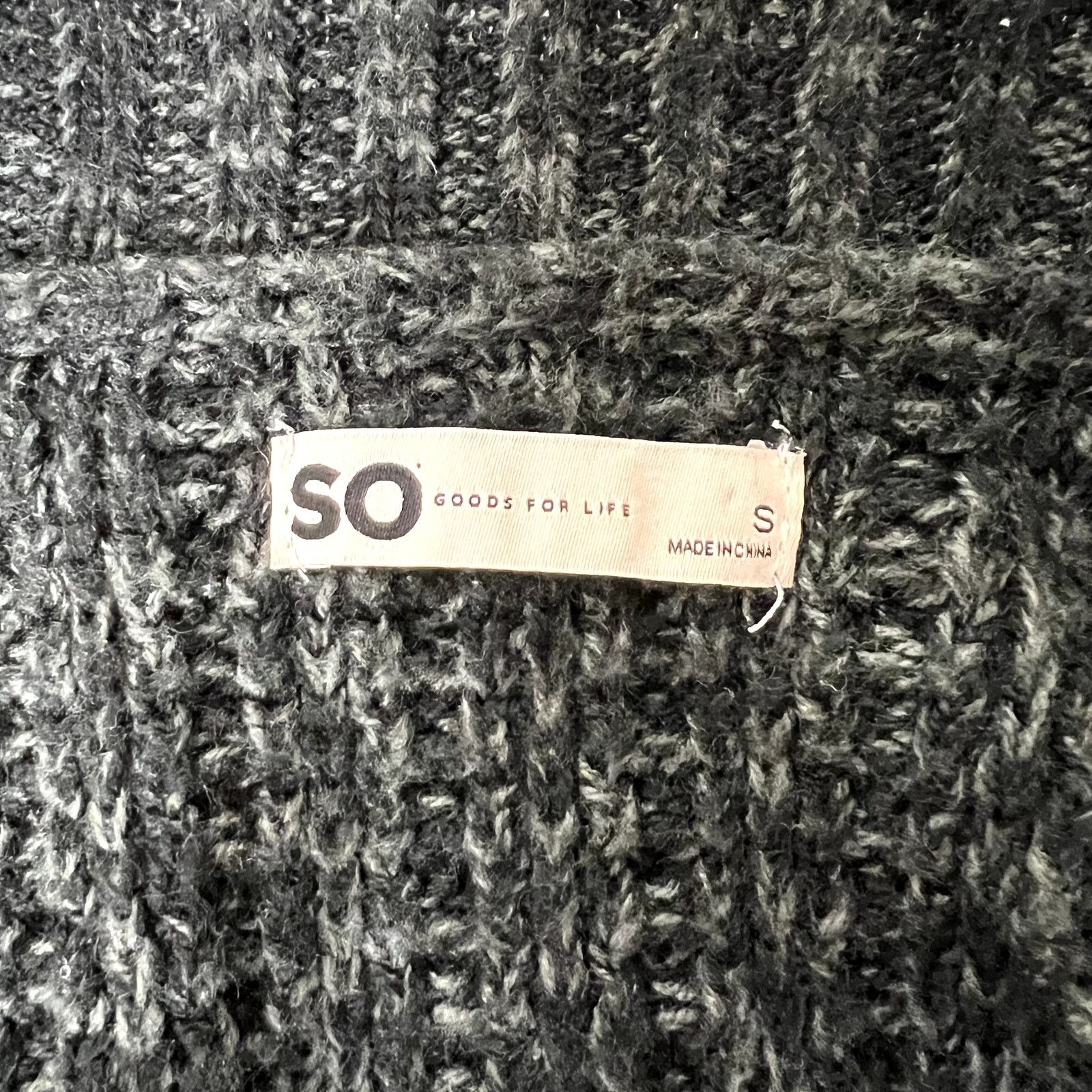 Other SO Gray Knit Open Front Cardigan Sweater Size S / US 4 / IT 40 - 6 Thumbnail
