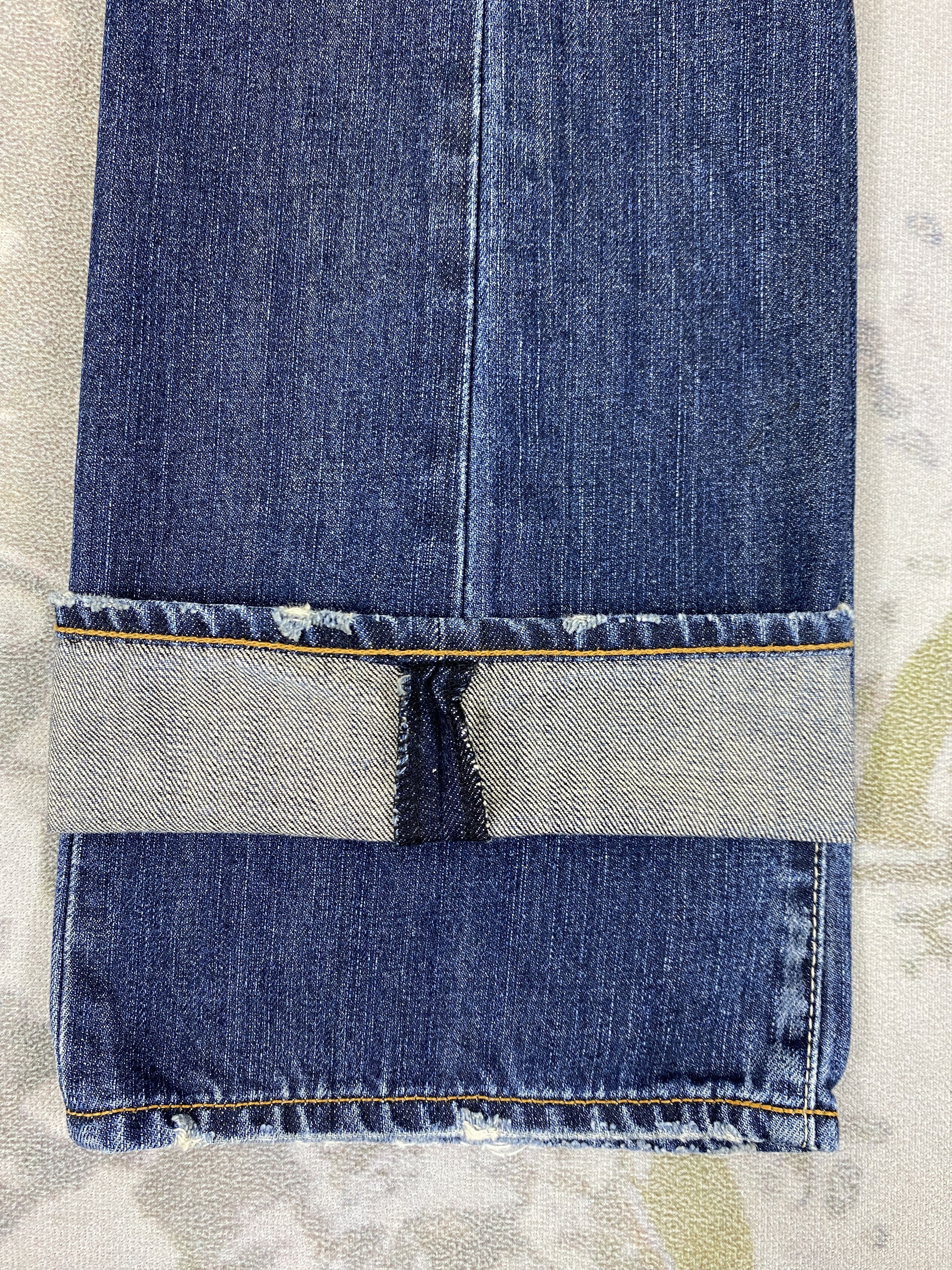 Levi's Distressed Vintage Levi's 708 Flare Jeans 31x32.5 - JN3523 Size US 31 - 12 Thumbnail