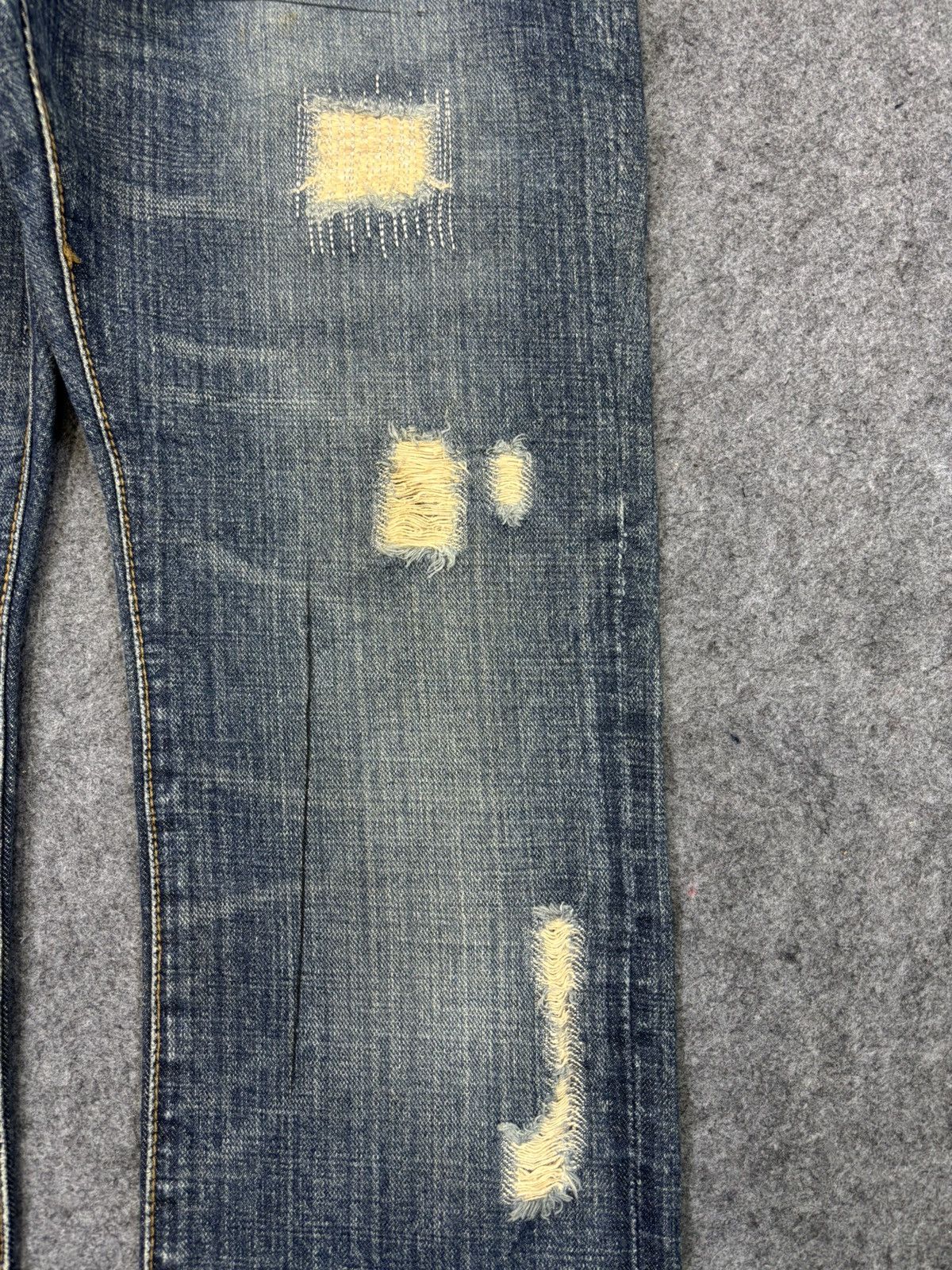 Boycott 💥Art Of Distressed💥Boycott Insane Distressed Denim F945 Size US 32 / EU 48 - 5 Thumbnail