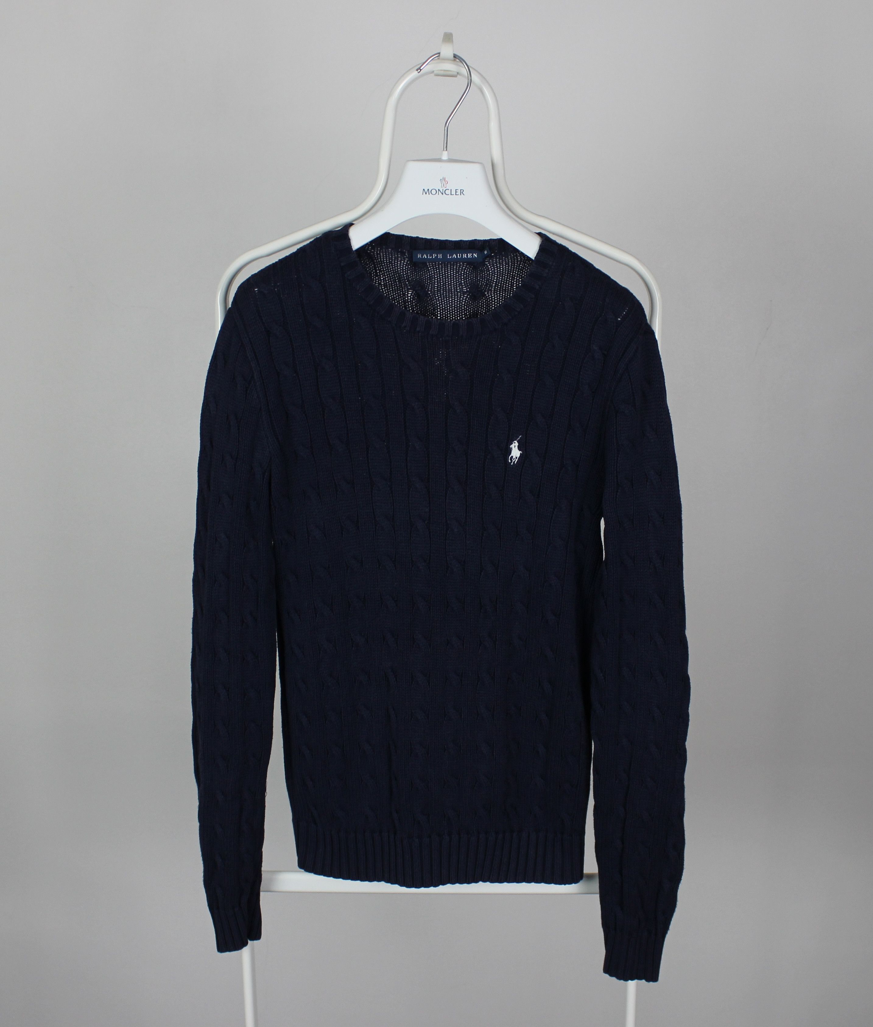 Polo Ralph Lauren Polo Ralph Lauren sweater navy blue M cotton Size M / US 6-8 / IT 42-44 - 1 Thumbnail