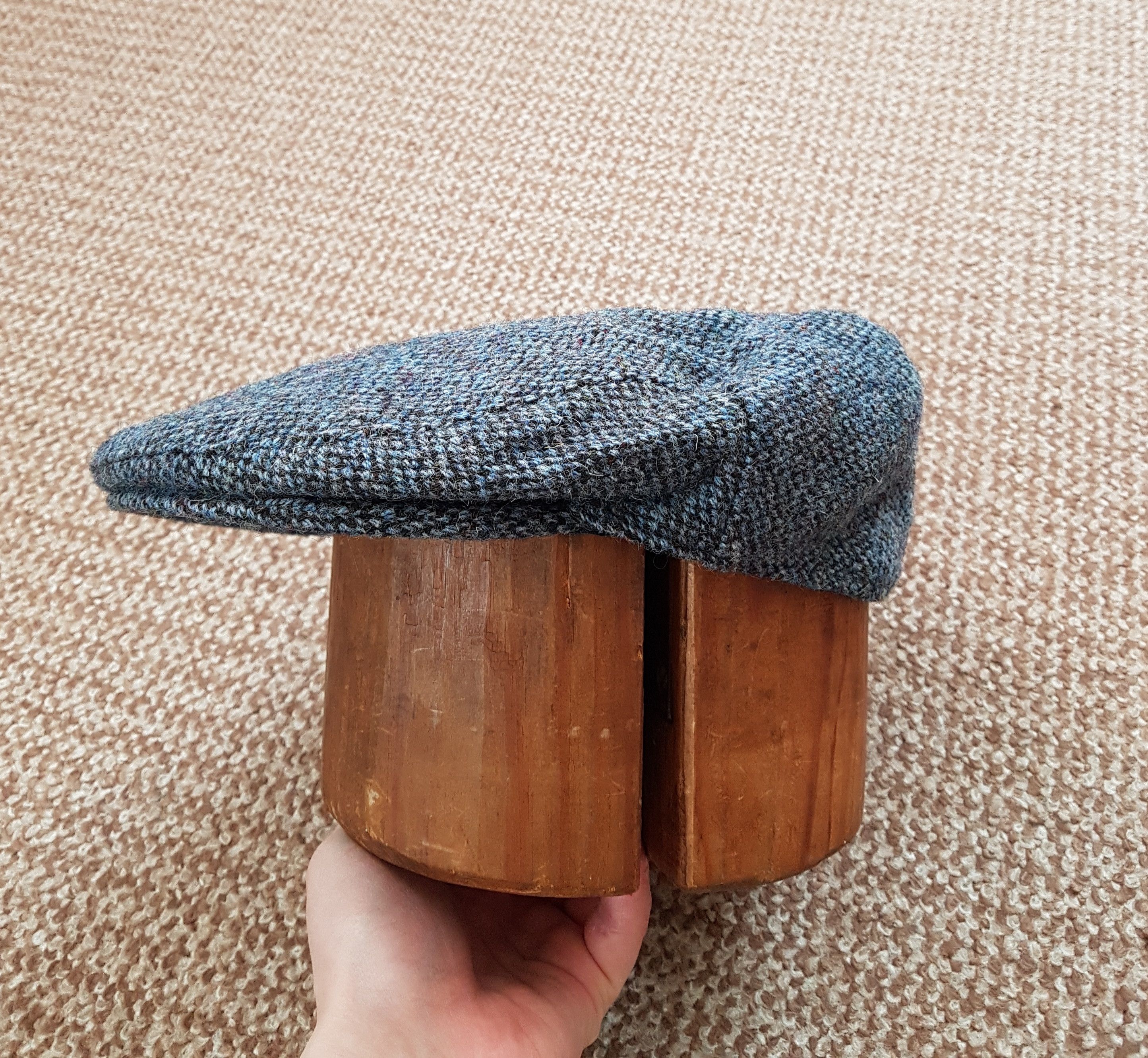 Harris Tweed Harris Tweed Peaky Blinders Centenary Label Wool Hat Cap Size 40 - 3 Thumbnail
