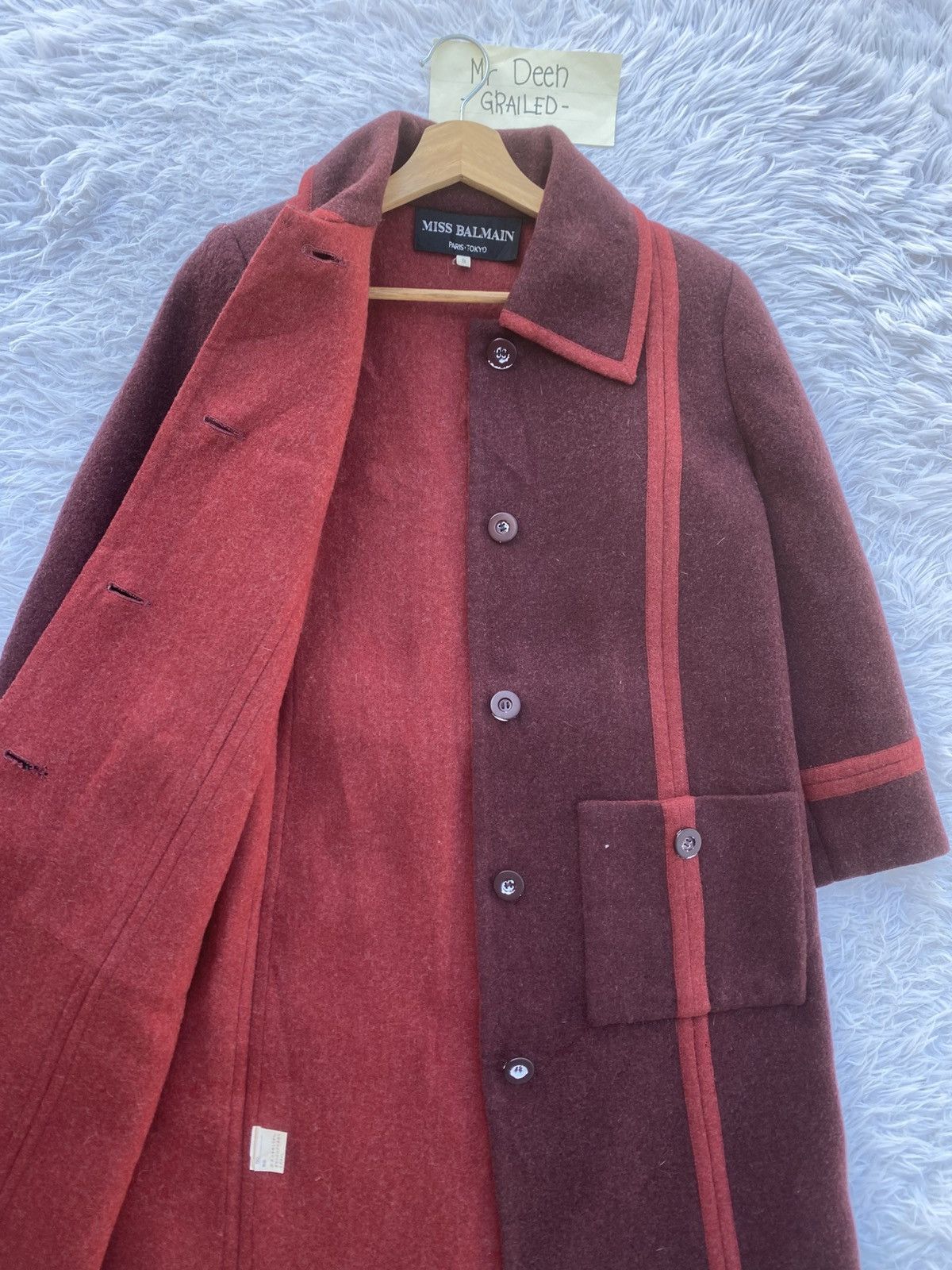Balmain Rare Vintage 90s Swiss Balmain Wool Jacket Size M / US 6-8 / IT 42-44 - 11 Thumbnail