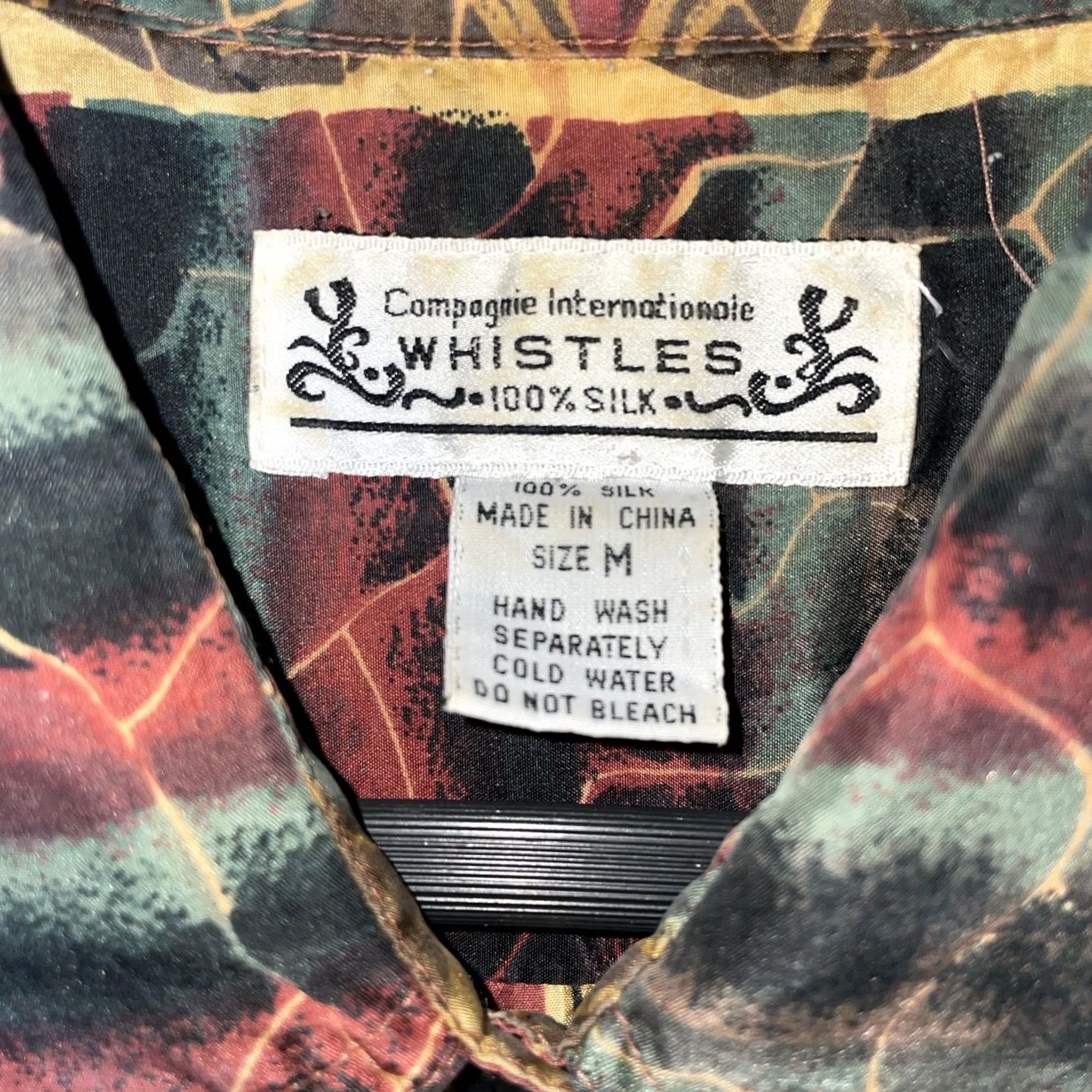 Whistles VTG Whistles Silk Safari Print Long Sleeve Button-Down WOMENS Size M Size M / US 6-8 / IT 42-44 - 5 Thumbnail