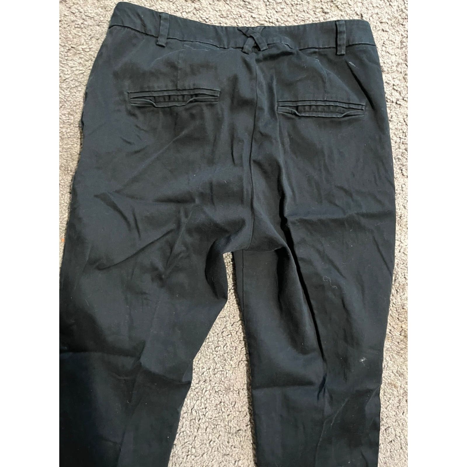 H&M H&M Dress Pants Women Size 8 Black Solid Ankle Business Casual Skinny Size 30" / US 8 / IT 44 - 5 Thumbnail