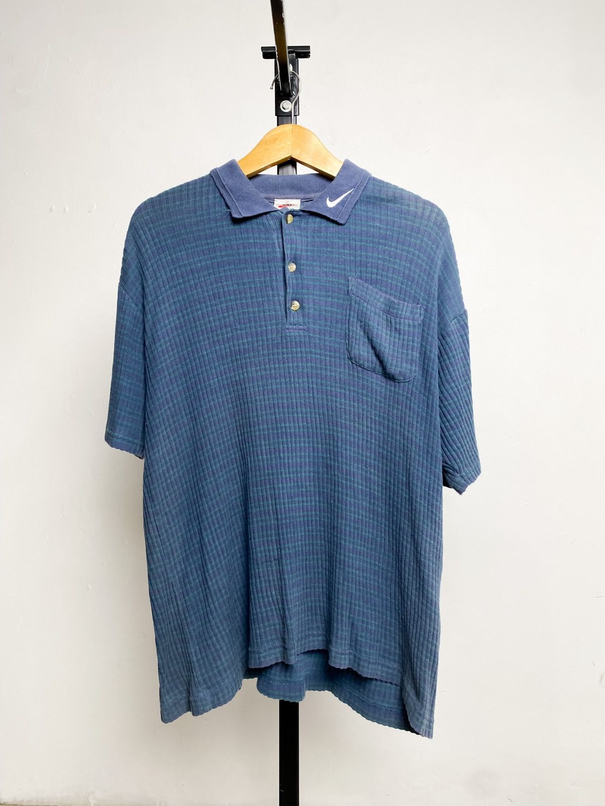 Nike × Vintage NIKE POLO SHIRT CHALLANGE COURT AGASSI 90S Size US M / EU 48-50 / 2 - 1 Thumbnail