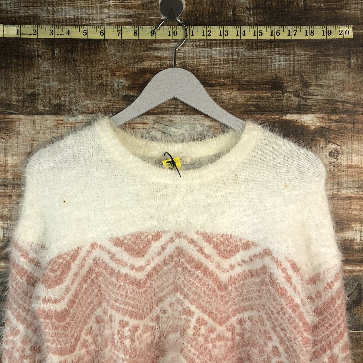 Homespun Knitwear Mar Blee Pink fur mohair Knitwear #A2281 Size M / US 6-8 / IT 42-44 - 4 Thumbnail