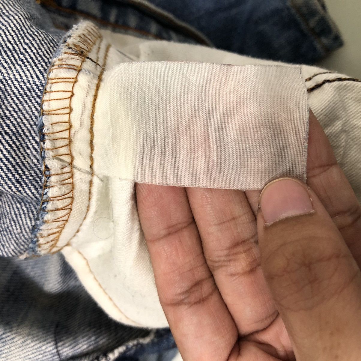 Levi's Made & Crafted 🔥90’s Vintage Levi’s Denim Jeans Distressed Denim Size US 32 / EU 48 - 16 Thumbnail