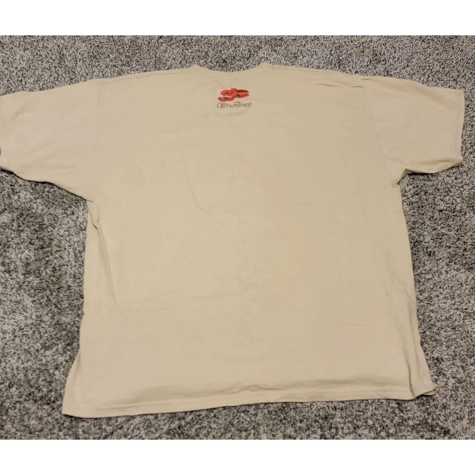 Vintage VINTAGE T-SHIRT 2004 OFFICE SPACE PROMO XL Beige Cotton Short Sleeve Crew Neck Men XL Tennessee River Shirt Size US XL / EU 56 / 4 - 3 Thumbnail