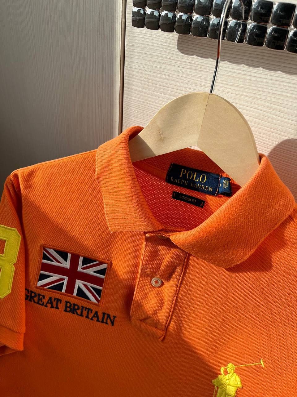 Polo Ralph Lauren × Vintage Vintage Polo Ralph Lauren Great Britain Big Logo Shirt Size US S / EU 44-46 / 1 - 4 Thumbnail