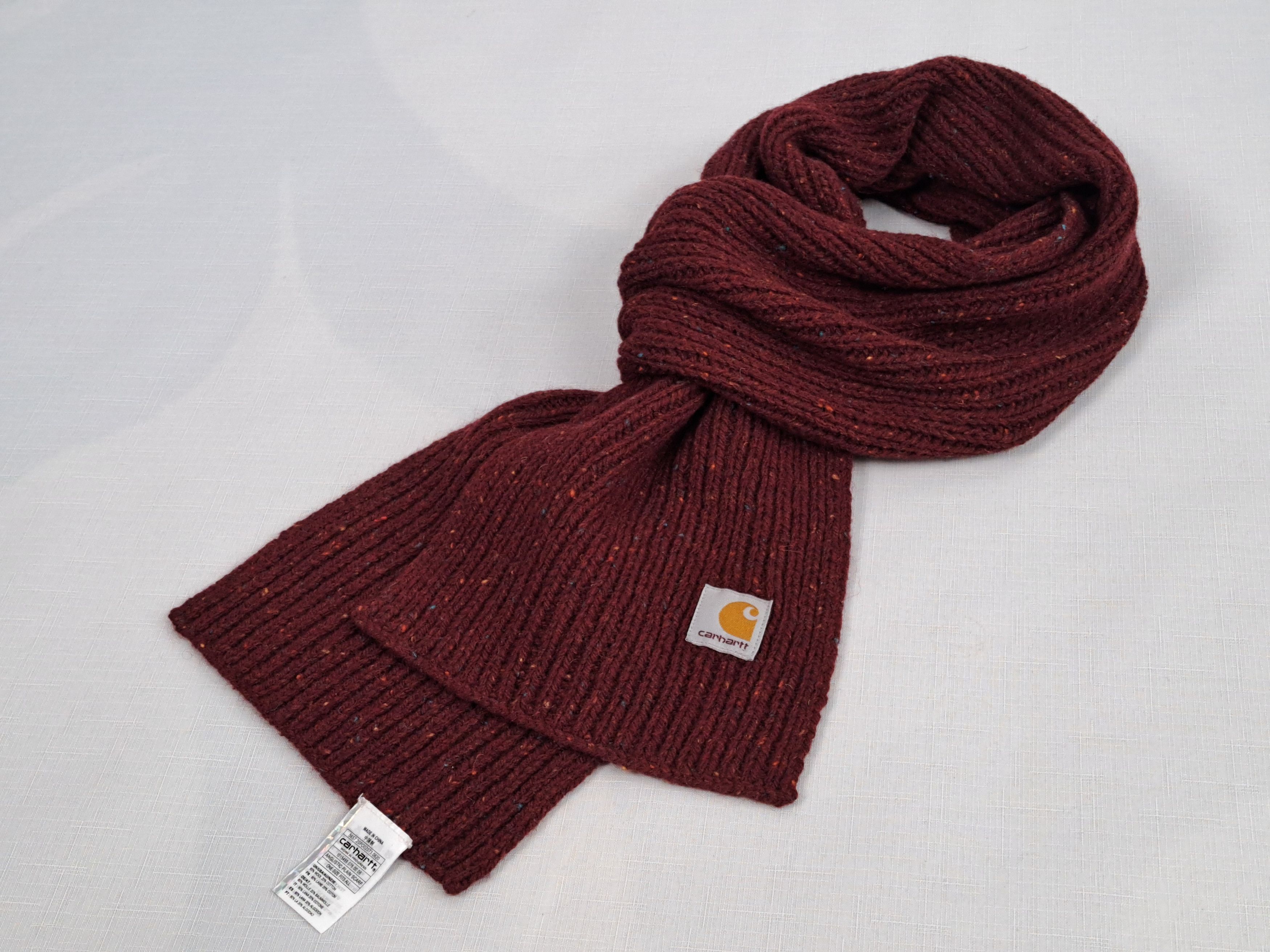 Carhartt Carhartt WIP Anglistic Plain wool blend scarf. Size ONE SIZE - 2 Thumbnail
