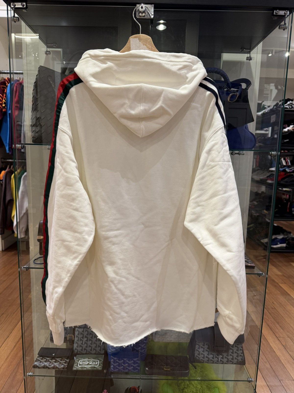 Gucci Gucci X Adidas Oversized Hooded Sweatshirt Size US XL / EU 56 / 4 - 2 Thumbnail