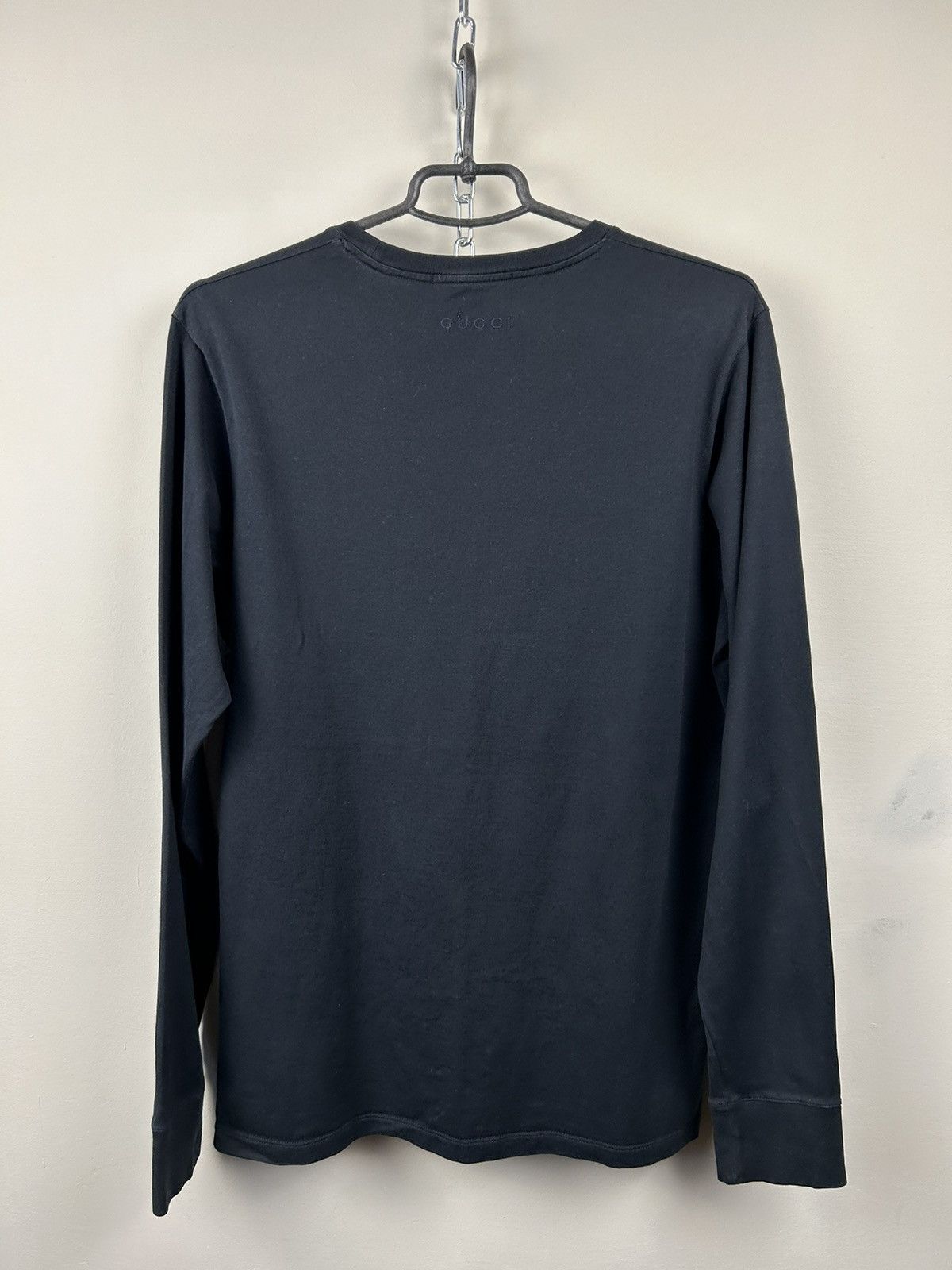 Gucci Vintage 00s Gucci Long Sleeve Basic Balck Size US XXL / EU 58 / 5 - 16 Thumbnail