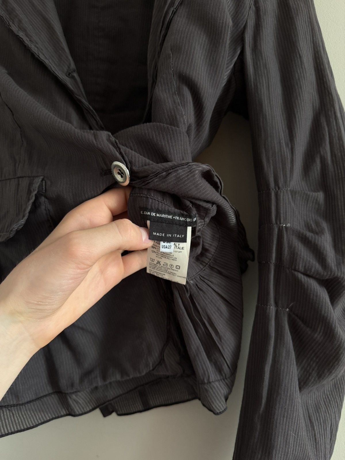 Marithe + Francois Girbaud Marithe François Girbaud Reversible Lightweight Jacket Size XS / US 0-2 / IT 36-38 - 5 Thumbnail