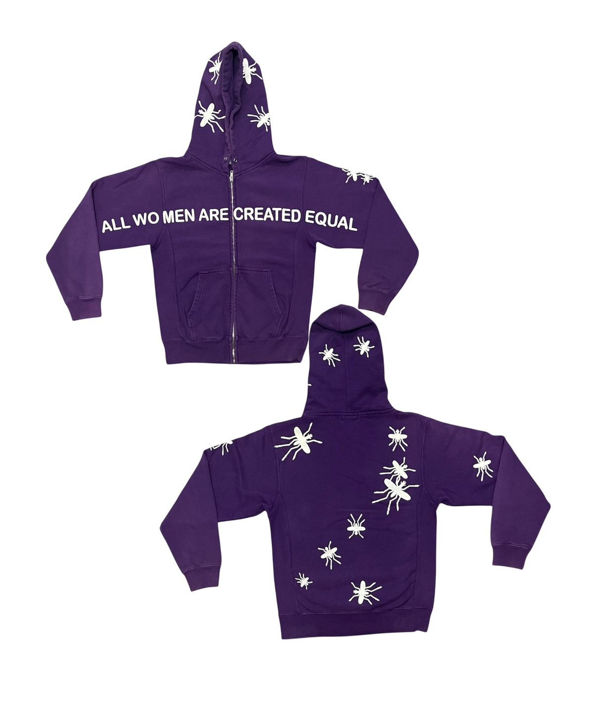 2000s FUTURALABORATORIES “ALL WOMEN ARE CREATED EQUAL”HOODIE