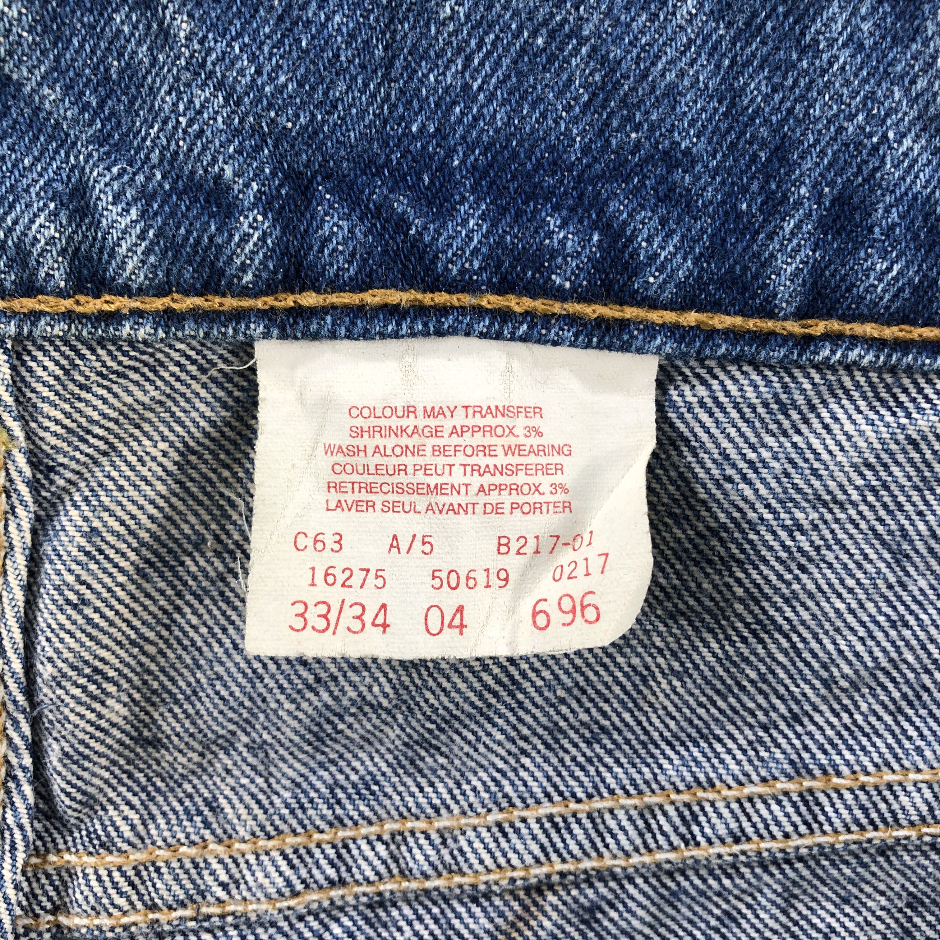 Levi's Vintage 90s Stone Wash Levis 619 Orange Tab Jeans-J1242 Size US 31 - 9 Thumbnail