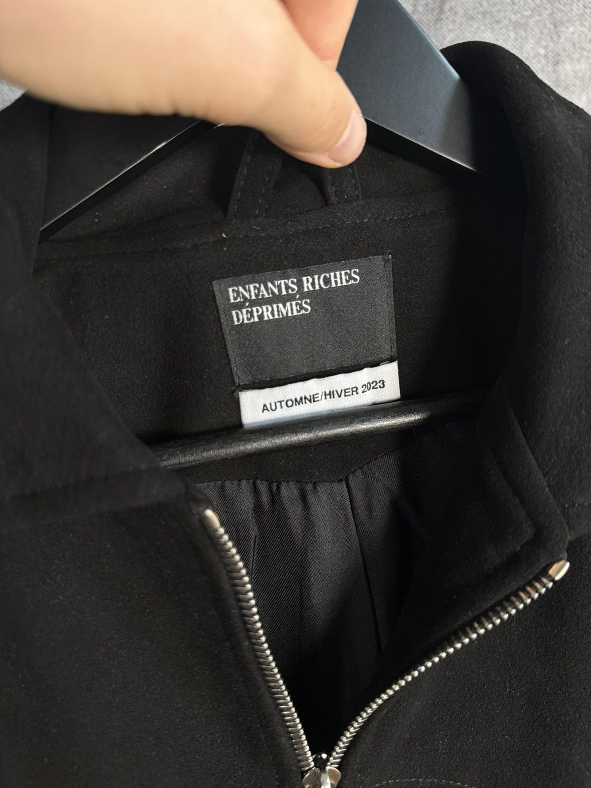 Enfants Riches Deprimes 🚭ICONIC🚭 FALL/WINTER 2023 SILK LAMBSKIN SUEDE WESTERN JACKET Size US L / EU 52-54 / 3 - 8 Thumbnail