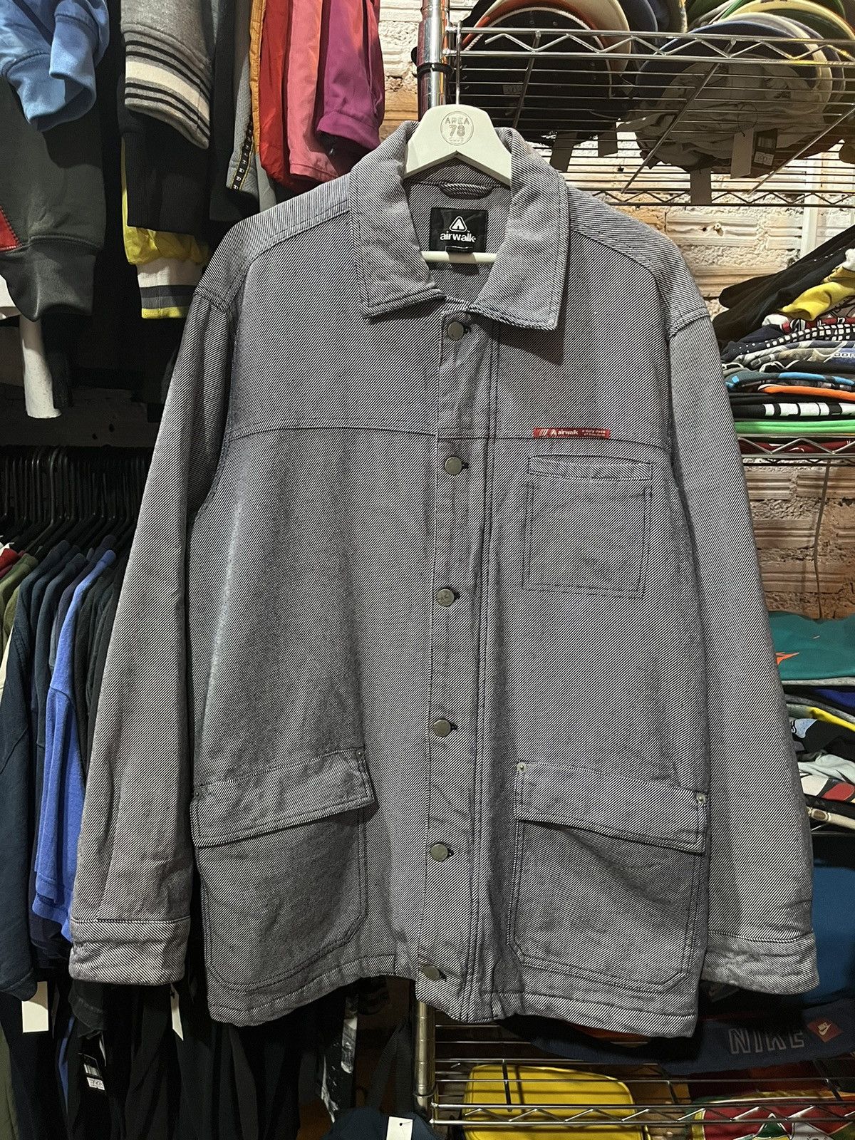 Airwalk × Vintage Airwalk Skateboard Workwear Jacket 90s Size US L / EU 52-54 / 3 - 1 Thumbnail