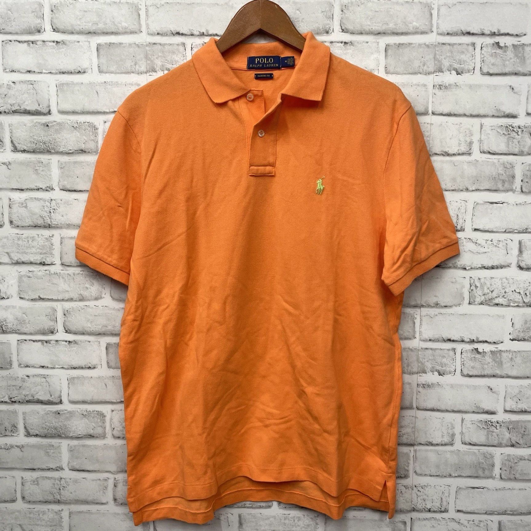 Polo Ralph Lauren Polo Ralph Lauren Classic Fit Orange Polo Shirt Mens Size M Size US M / EU 48-50 / 2 - 2 Thumbnail
