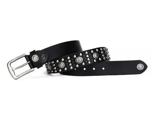 Japanese Brand × Leather Metal Rivet Cowboy Belt Size ONE SIZE - 3 Thumbnail