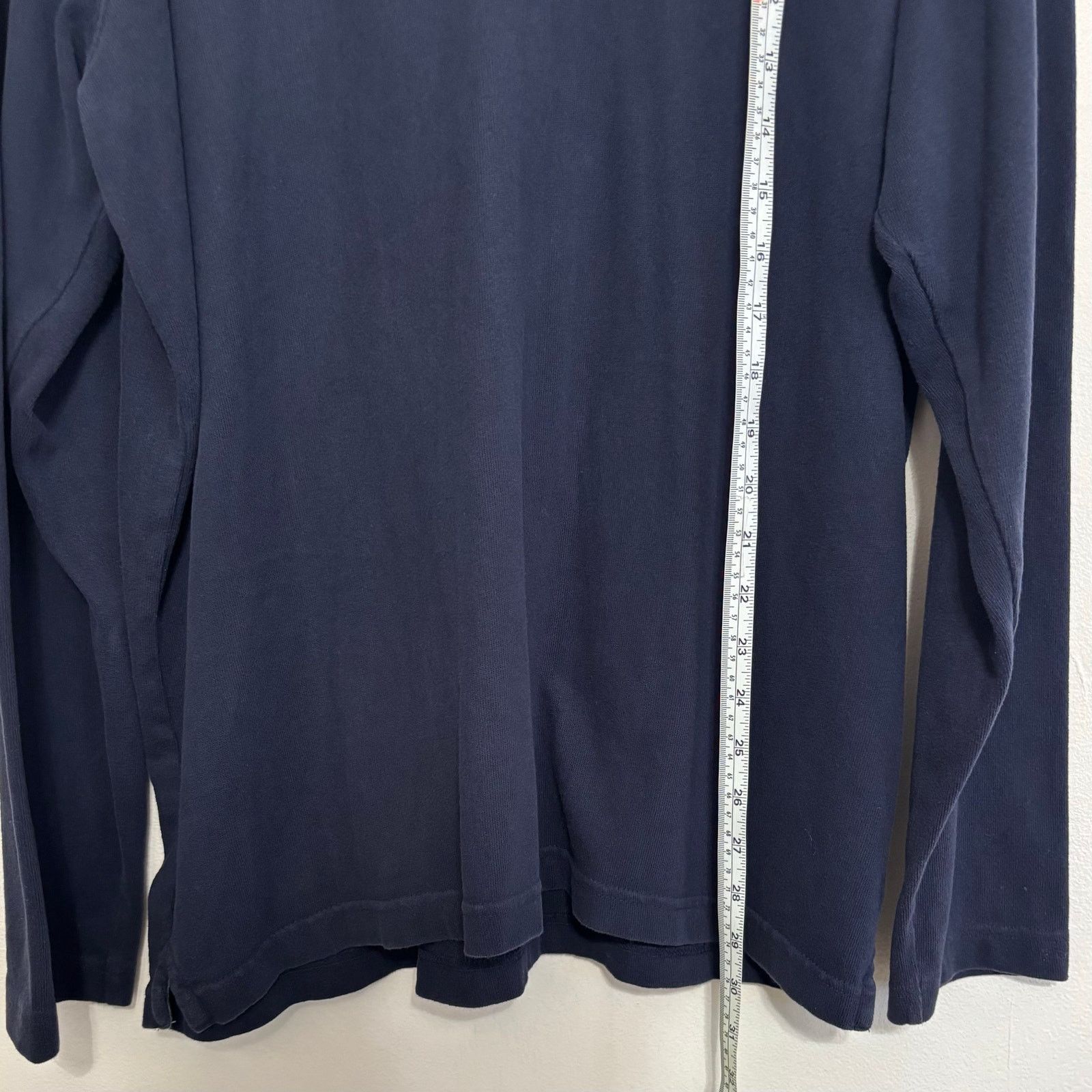 Chaps Chaps Navy Quarter Zip Pullover Mock Neck Size Large Size US L / EU 52-54 / 3 - 4 Thumbnail