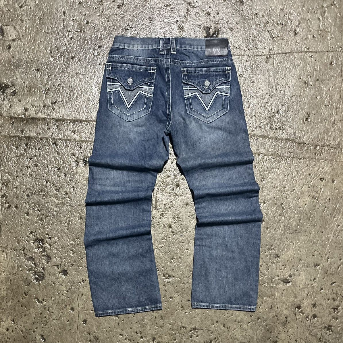 Vintage Crazy Vintage Y2K Affliction Style Baggy Jeans Skater Cross ...