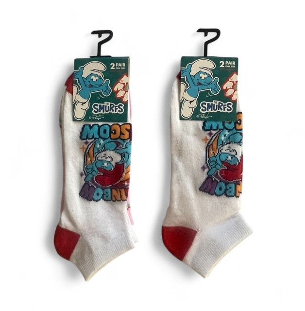 Other The Smurfs Novelty Cartoon Ankle Socks Size ONE SIZE - 1 Thumbnail