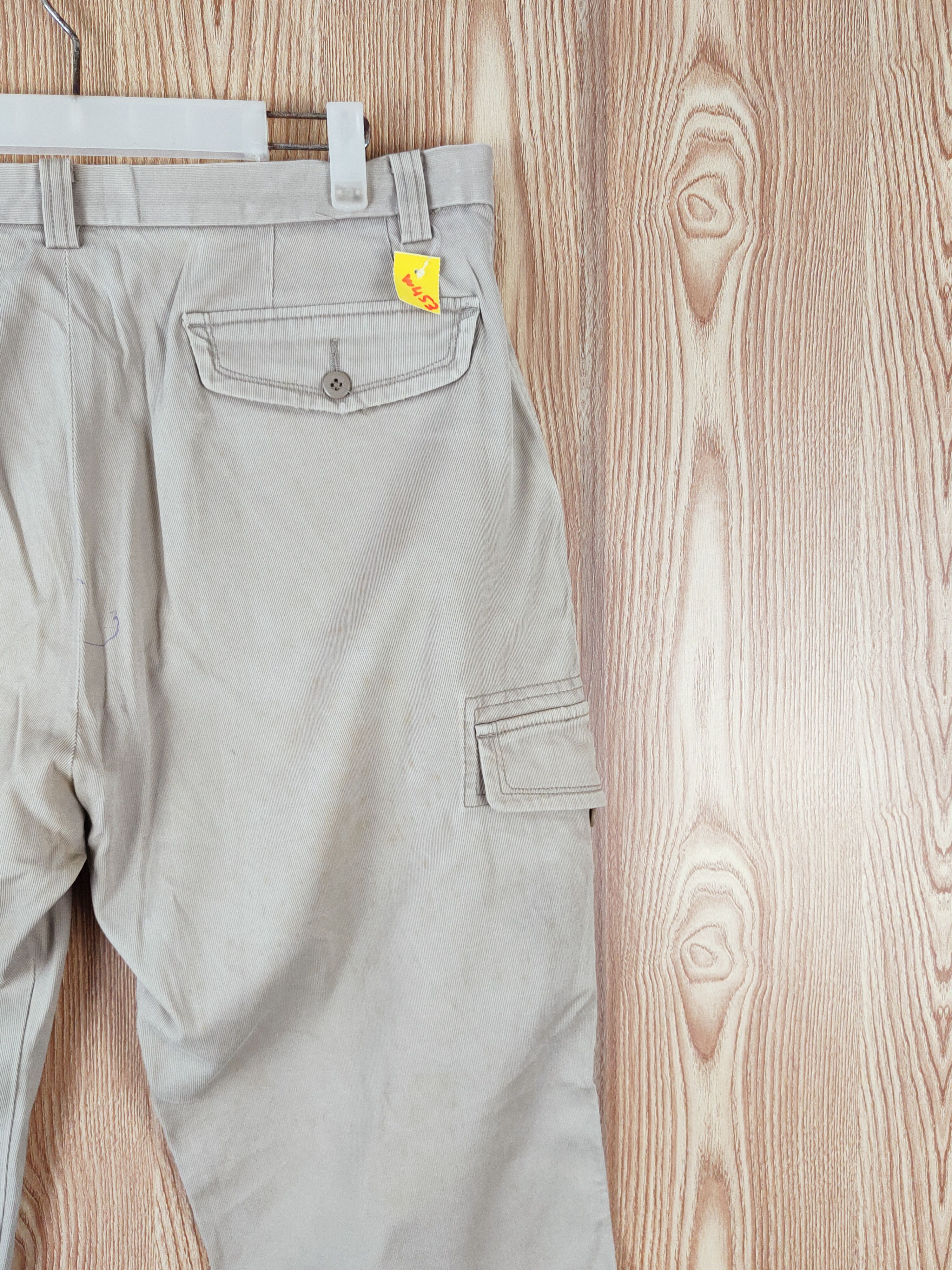 Japanese Brand Topvalu Beige Multipocket Tactical Cargo Pants #W453 Size US 36 / EU 52 - 10 Thumbnail