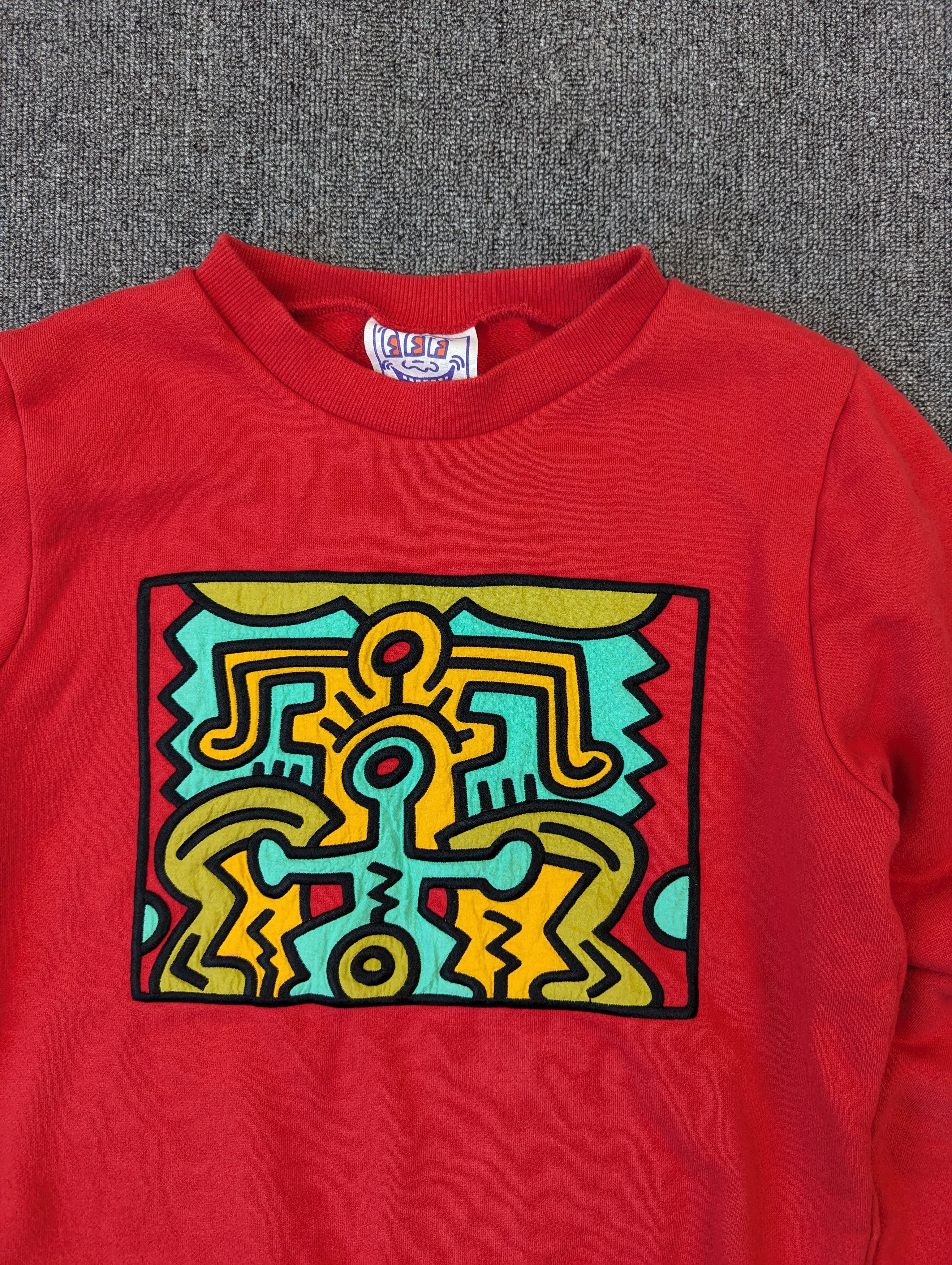 Designer × Keith Haring Keith Haring Meet SLY Cropped Crewneck Sweatshirt Size US S / EU 44-46 / 1 - 4 Thumbnail