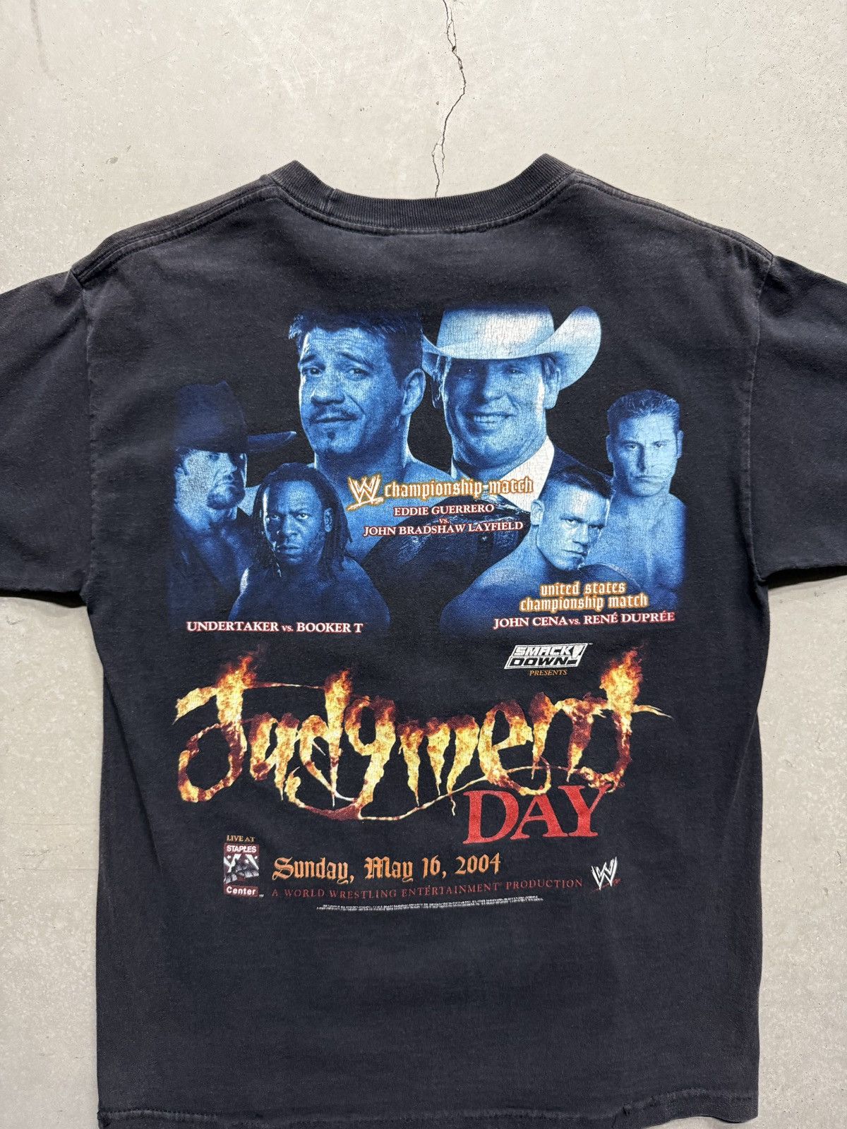 WWE Vintage 2004 WWE Judgement Day Undertaker Shirt Size US M / EU 48-50 / 2 - 6 Thumbnail