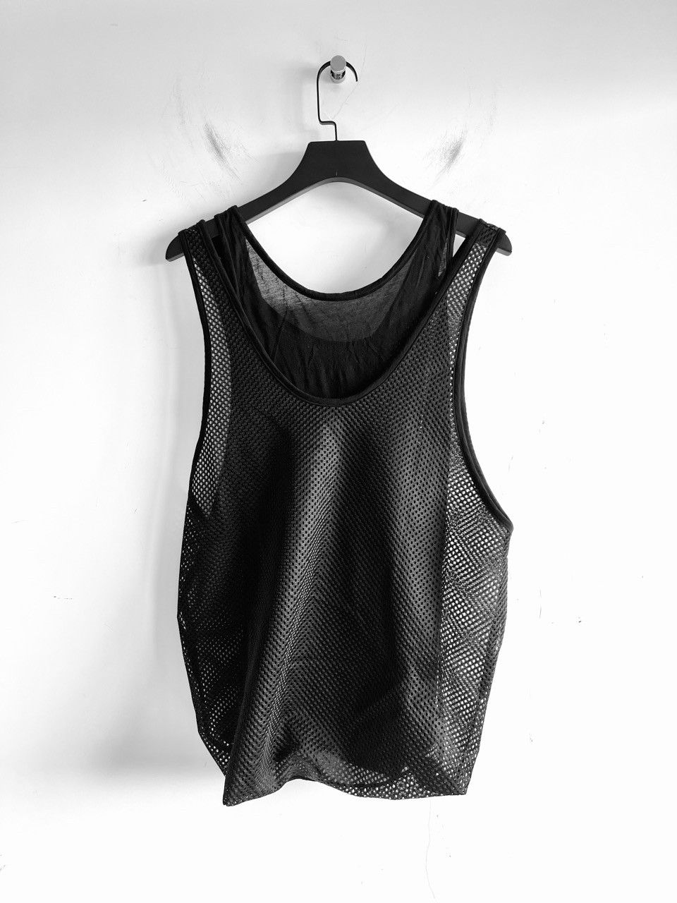 Limi Feu Yohji Yamamoto LIMI feu - Double Layered Sheer Mesh Vest top Size S / US 4 / IT 40 - 2 Thumbnail