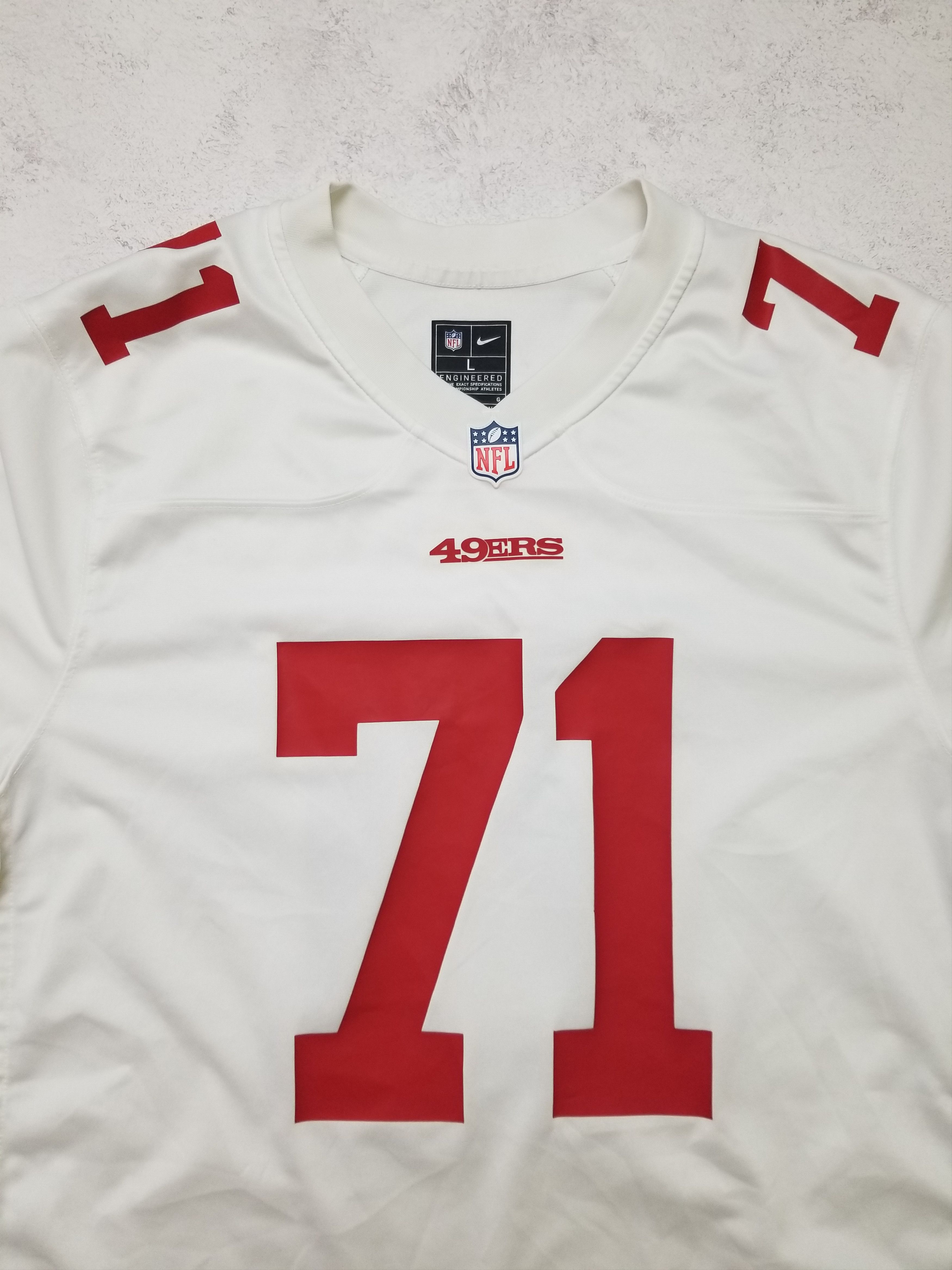 Nike San Francisco 49ers Williams #71 NFL Road Game Jersey Size US XL / EU 56 / 4 - 16 Thumbnail