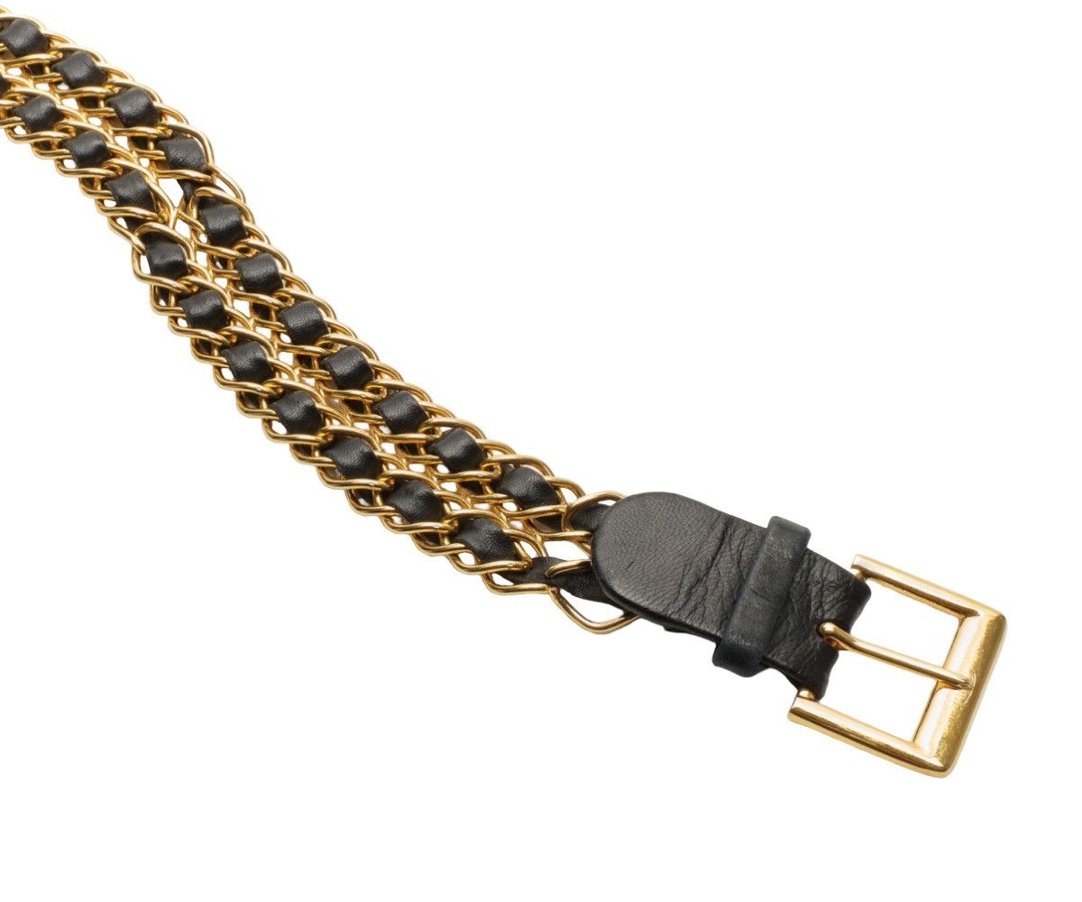 Chanel Chanel chain leather belt Size ONE SIZE - 2 Thumbnail