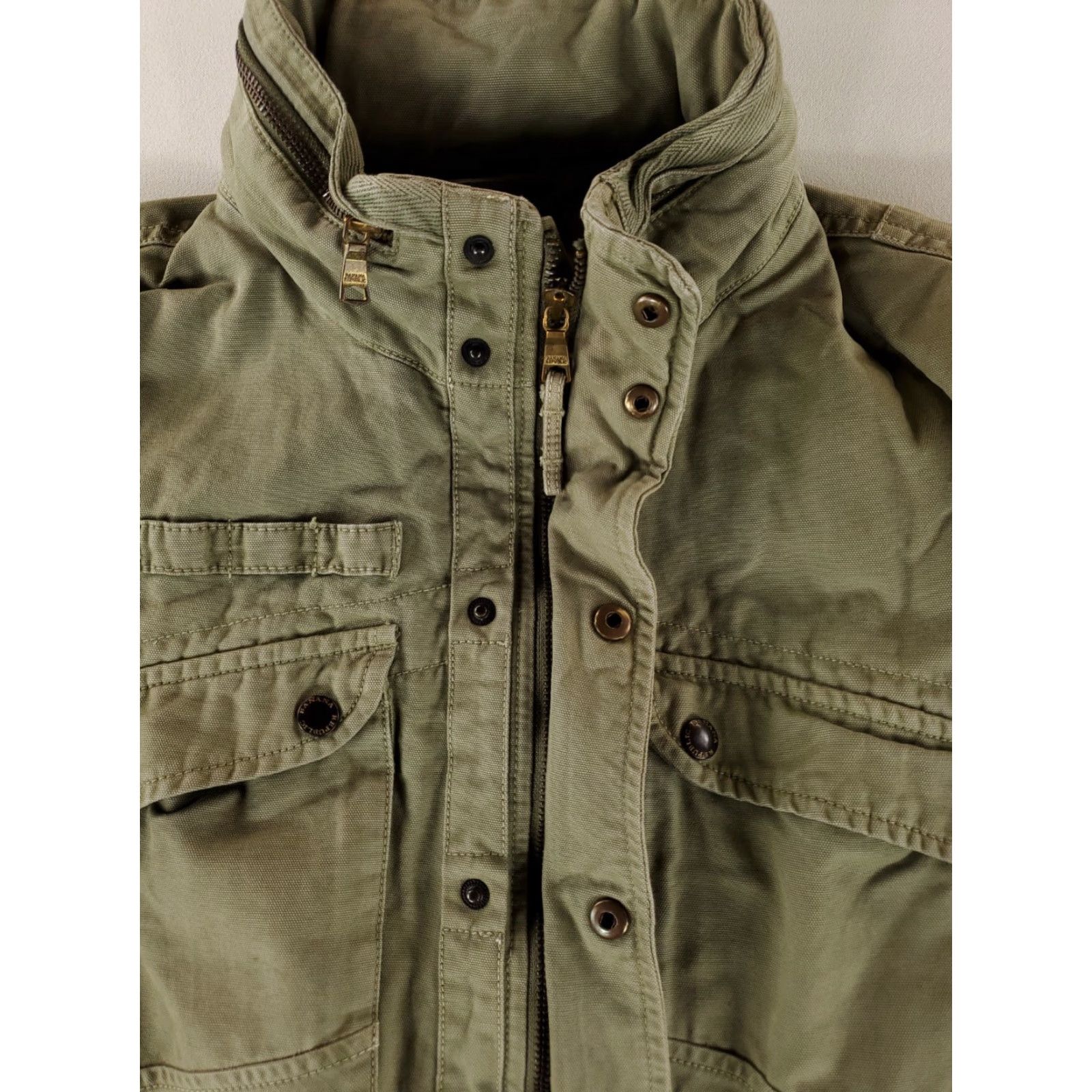 Banana Republic Banana Republic Military Style Hooded Field Jacket Green Mens S Size US S / EU 44-46 / 1 - 7 Thumbnail