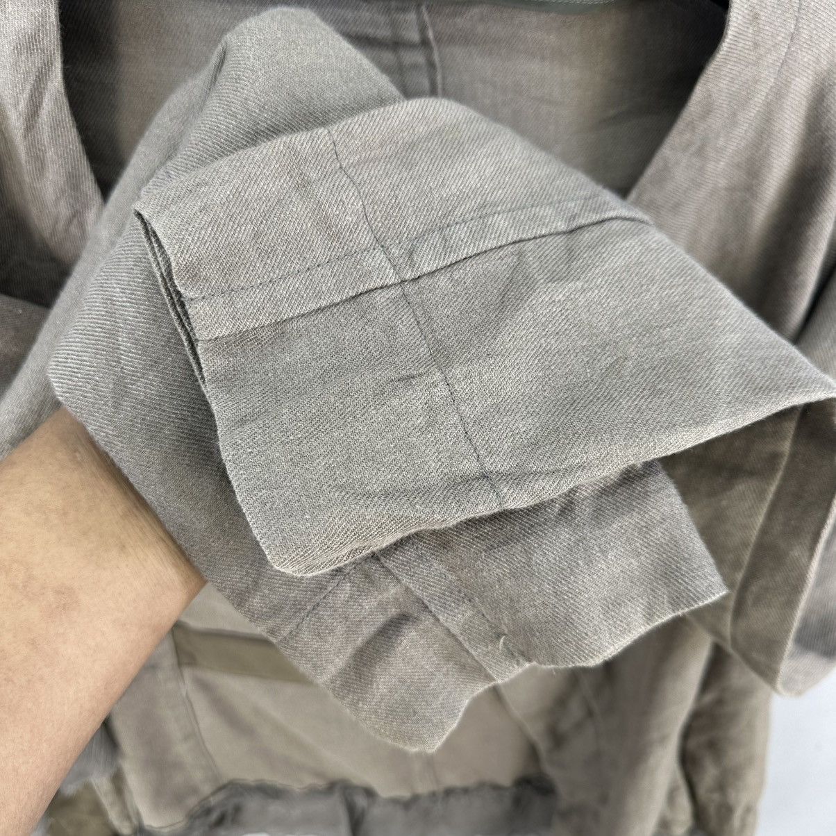 Pas de Calais Pas de Calais 100% Linen Asymmetric Japanese Designer Size S / US 4 / IT 40 - 11 Thumbnail