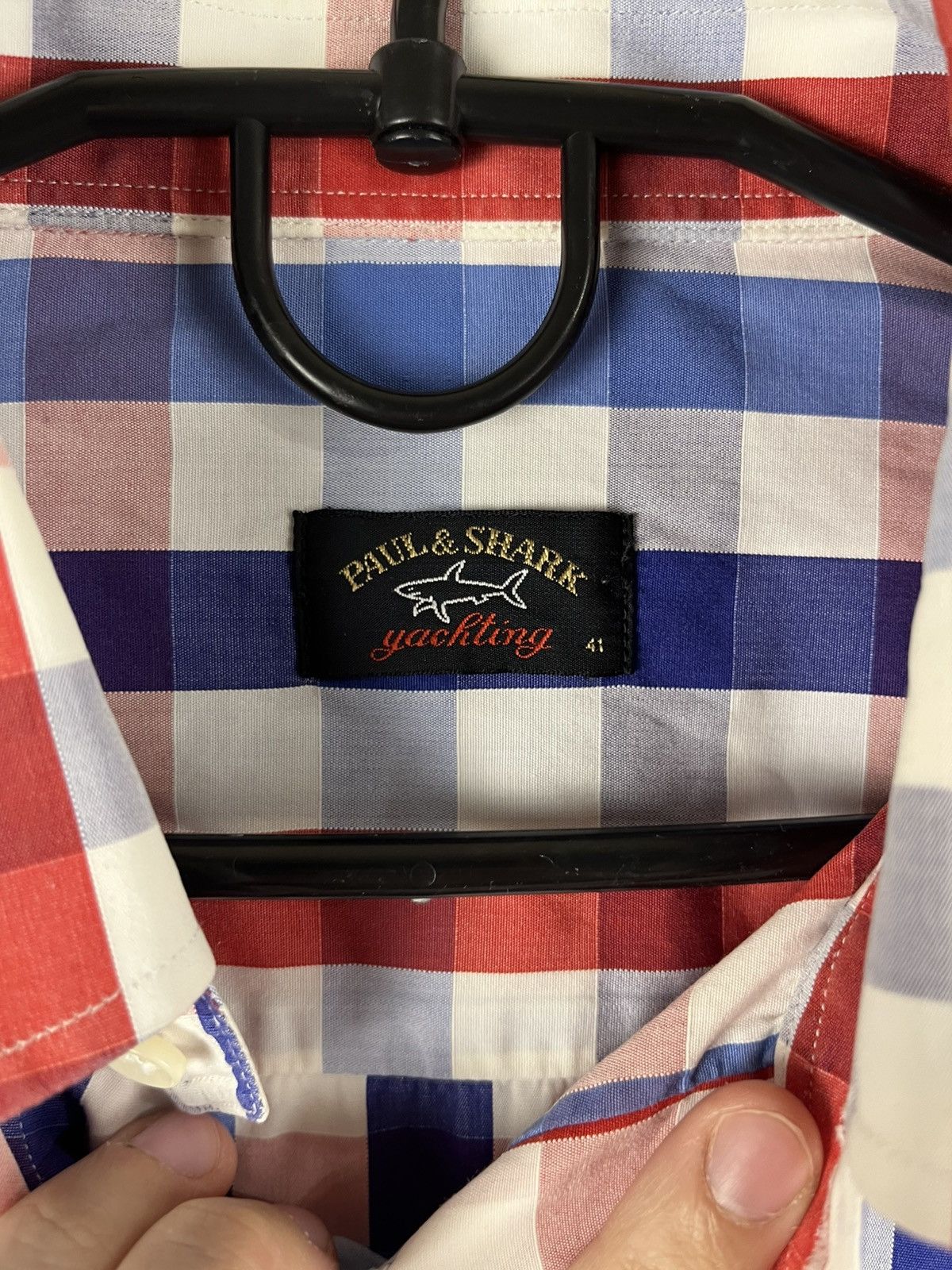 Paul & Shark Paul & Shark Luxury Cotton Long Sleeve Shirt Button Up Size US XL / EU 56 / 4 - 7 Thumbnail