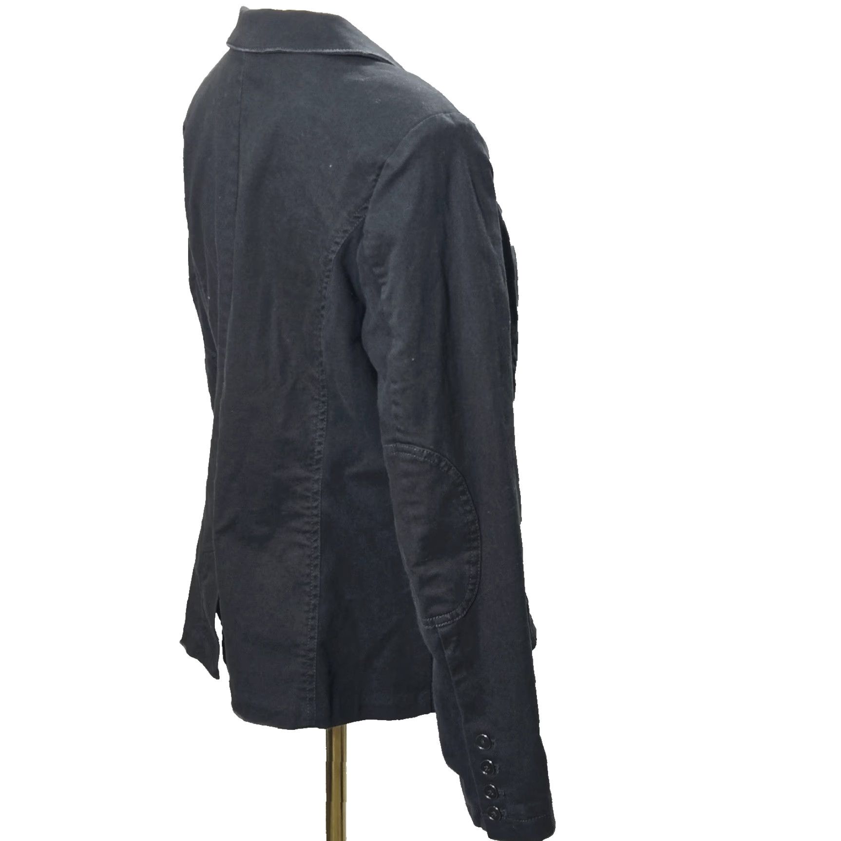 Vintage VINTAGE Peyton Jensen Blazer Womens One Button Gray Size Medium Cropped Jacket Coat Size M / US 6-8 / IT 42-44 - 6 Thumbnail
